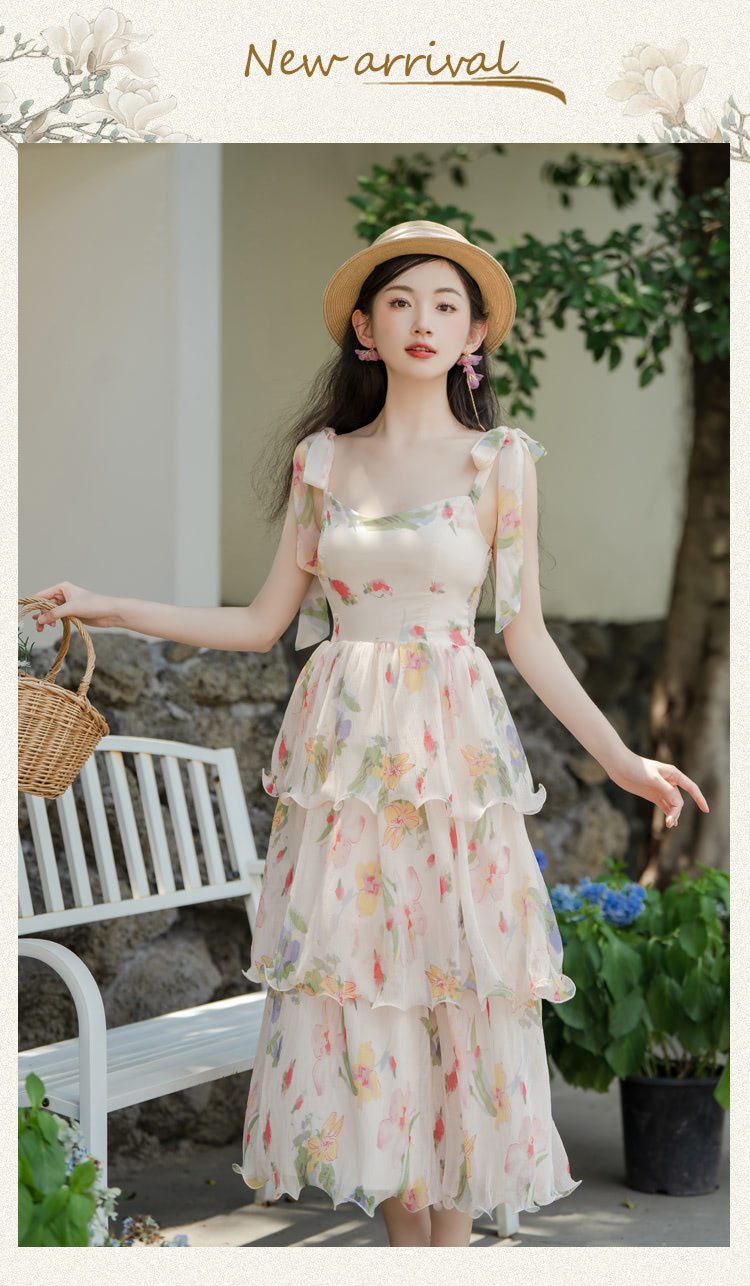 Sweet-Floral-Print-Layered-Chiffon-Slip-Dress-with-Long-Sleeve-Cardigan06