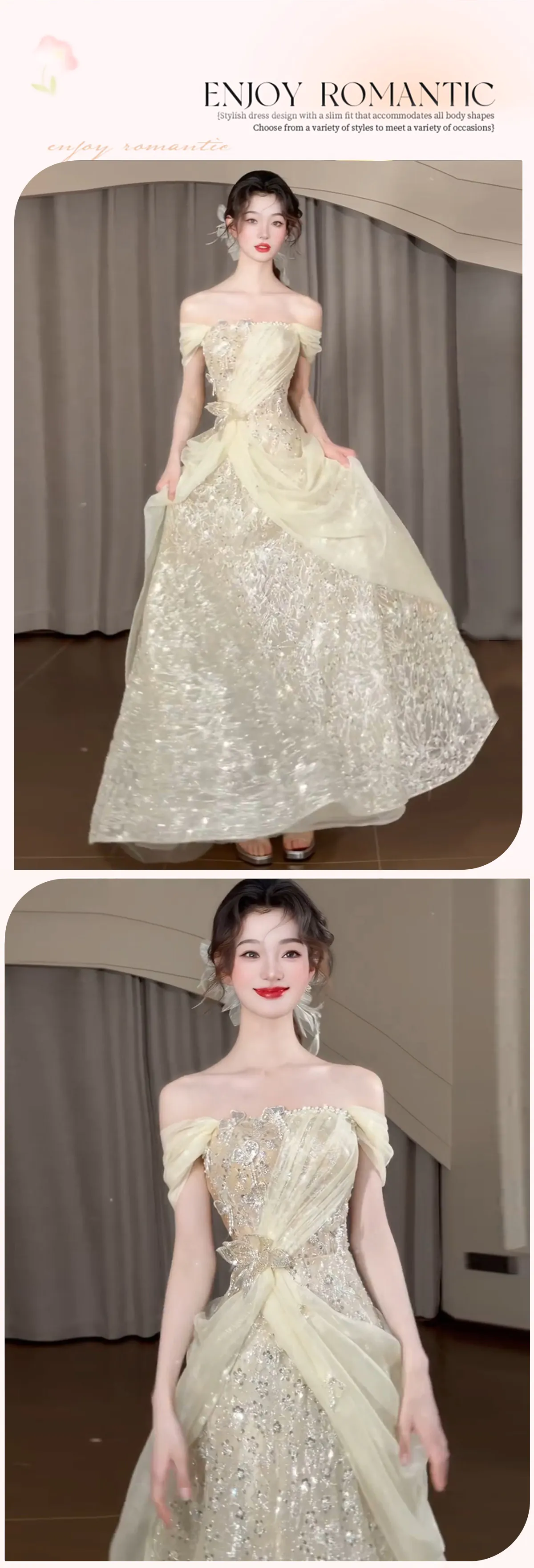 A-Line-Princess-Champagne-Sequin-Off-Shoulder-Formal-Gown-Evening-Dress07