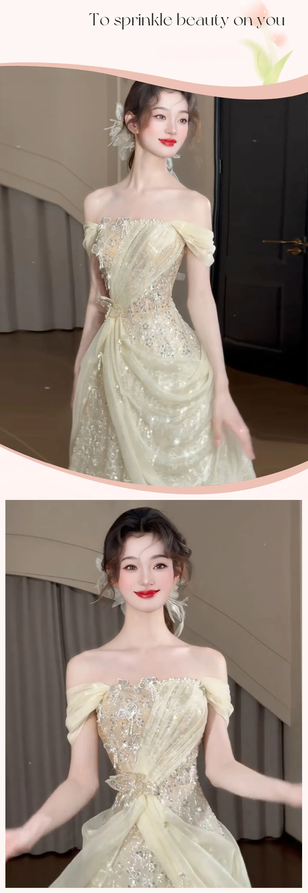 A-Line-Princess-Champagne-Sequin-Off-Shoulder-Formal-Gown-Evening-Dress08