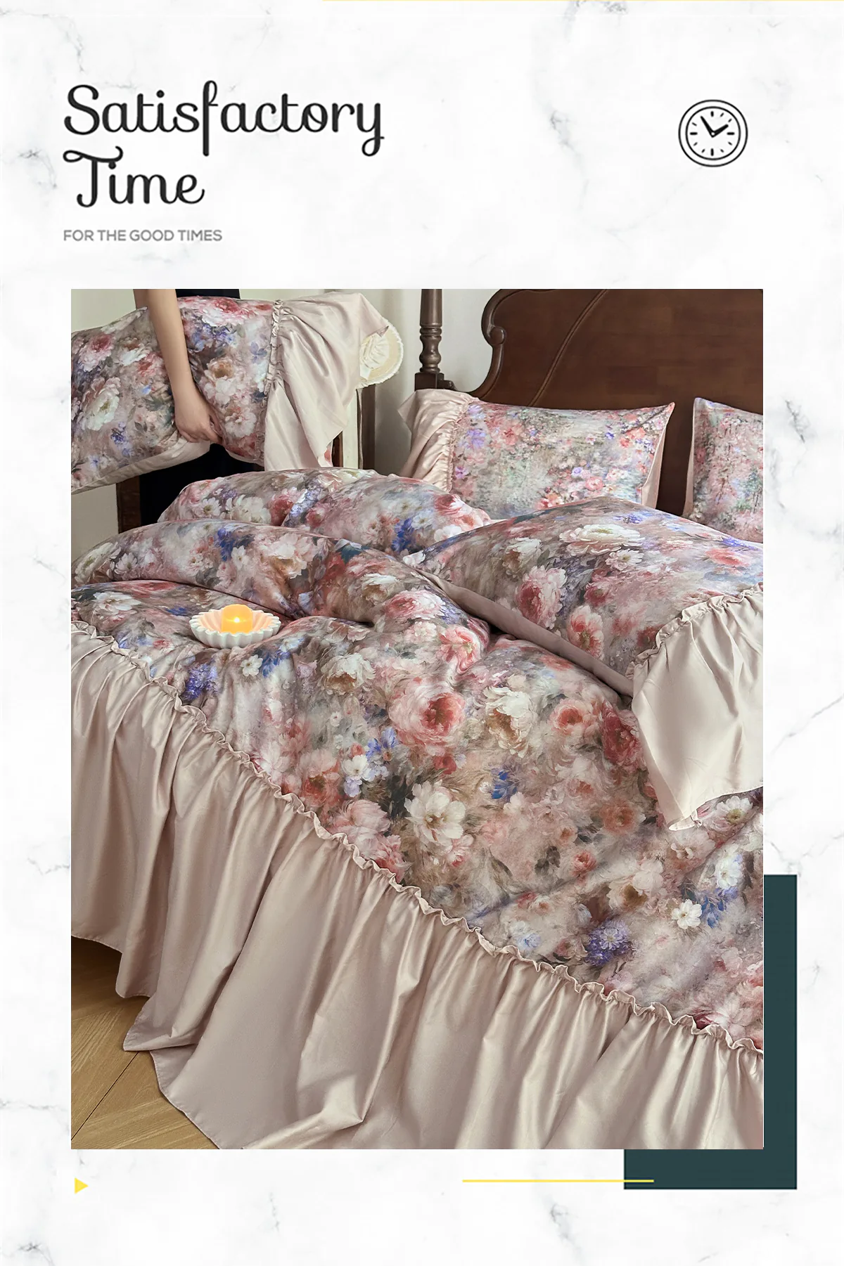 Artistic-Oil-Painting-Floral-Print-Brushed-Cotton-Tencel-Bedding-4-Piece-Set08