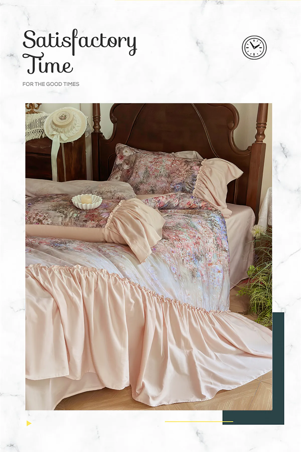 Artistic-Oil-Painting-Floral-Print-Brushed-Cotton-Tencel-Bedding-4-Piece-Set13