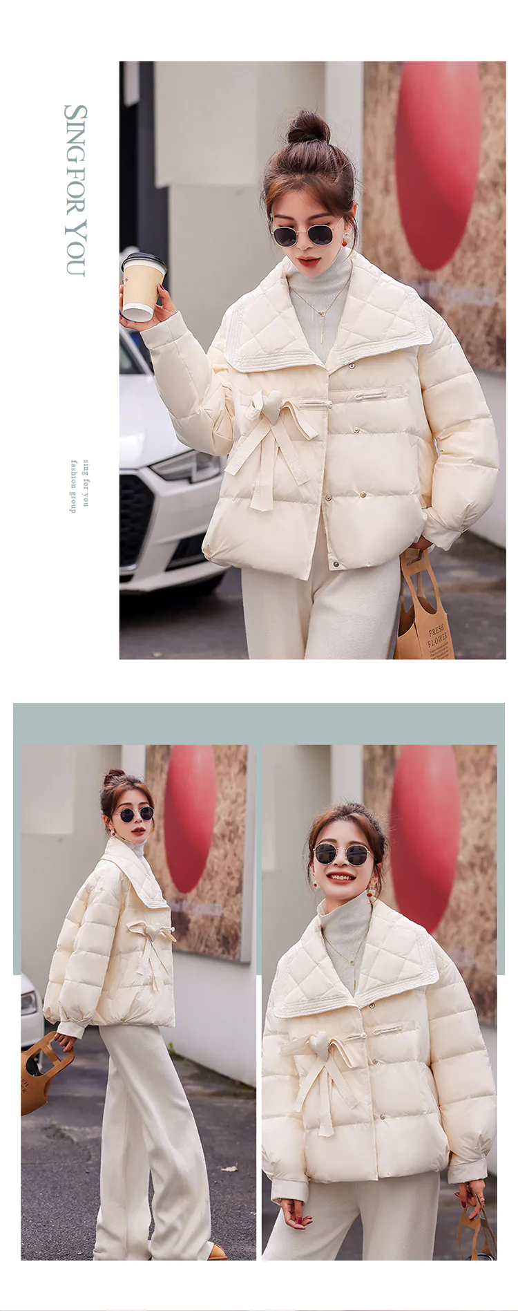Classic-Vintage-Style-Short-White-Duck-Down-Warm-Winter-Jacket-Coat14
