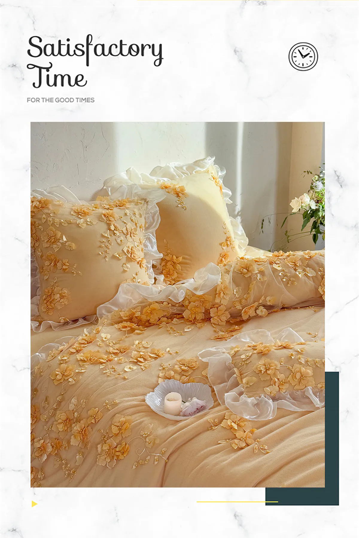 Cottage-3D-Floral-Embroidery-Ruffle-Edge-Soft-Bedding-4-Pcs-Set22