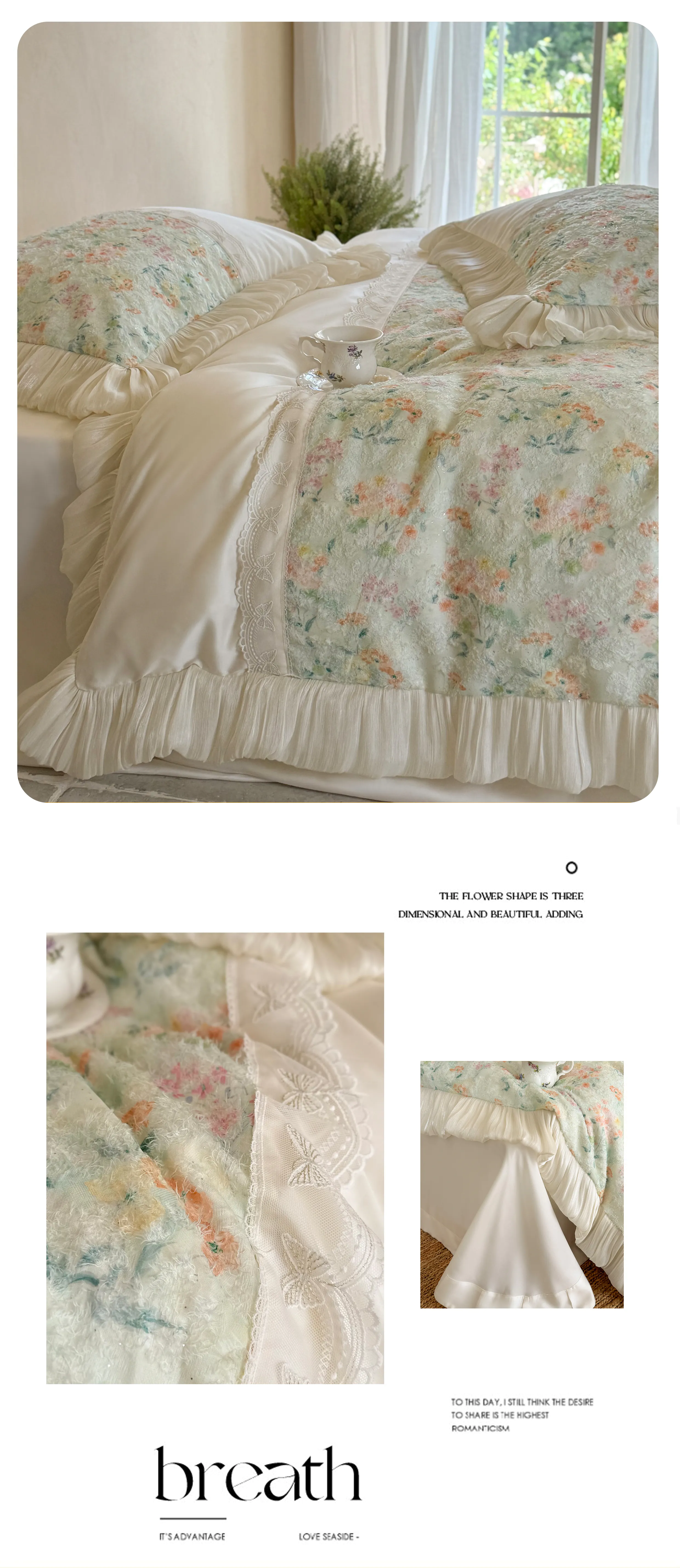 Cottagecore-Floral-Ruffled-Bedding-Set-Double-Layer-Lace-Trim-Duvet-Cover-Set10