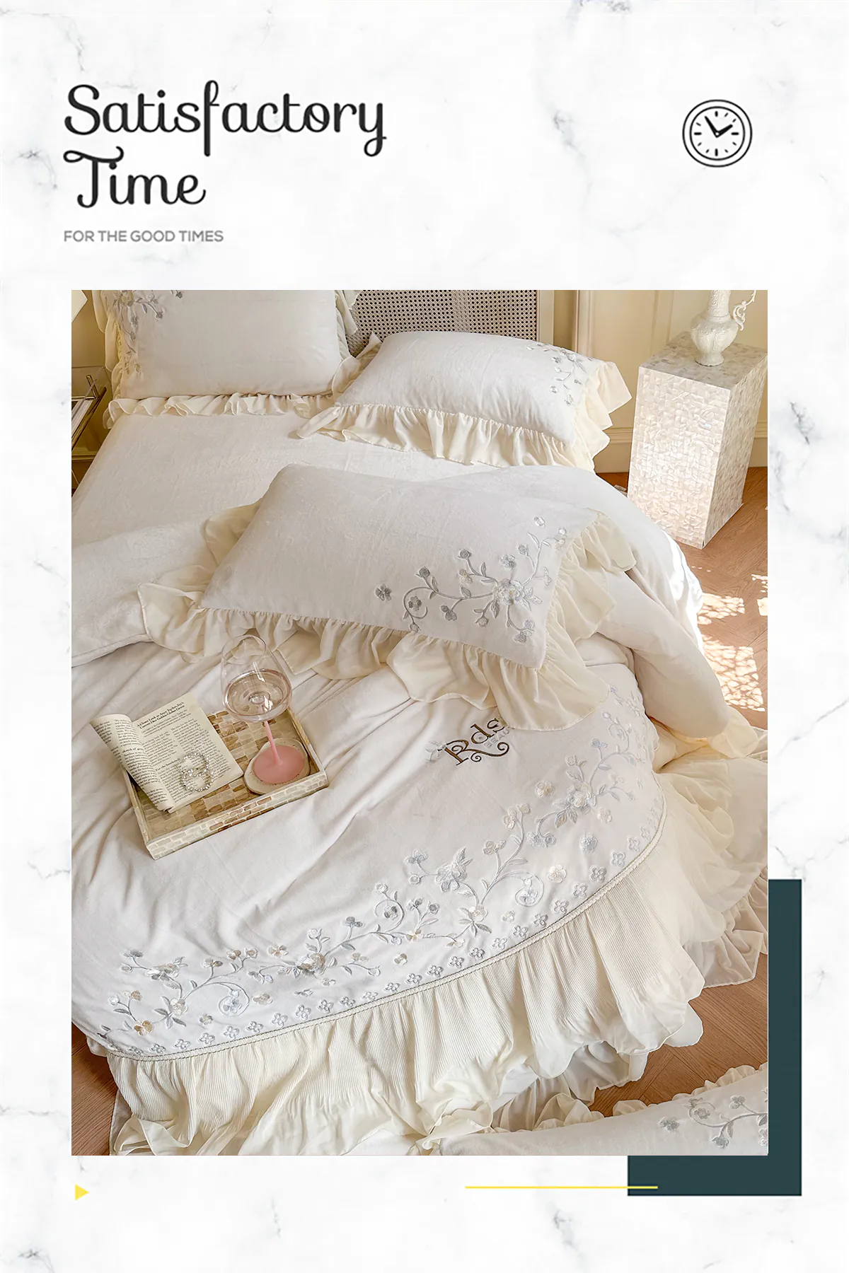 Cozy-Embroidery-Chiffon-Lace-Trim-Milk-Velvet-Warm-Bedding-Set11