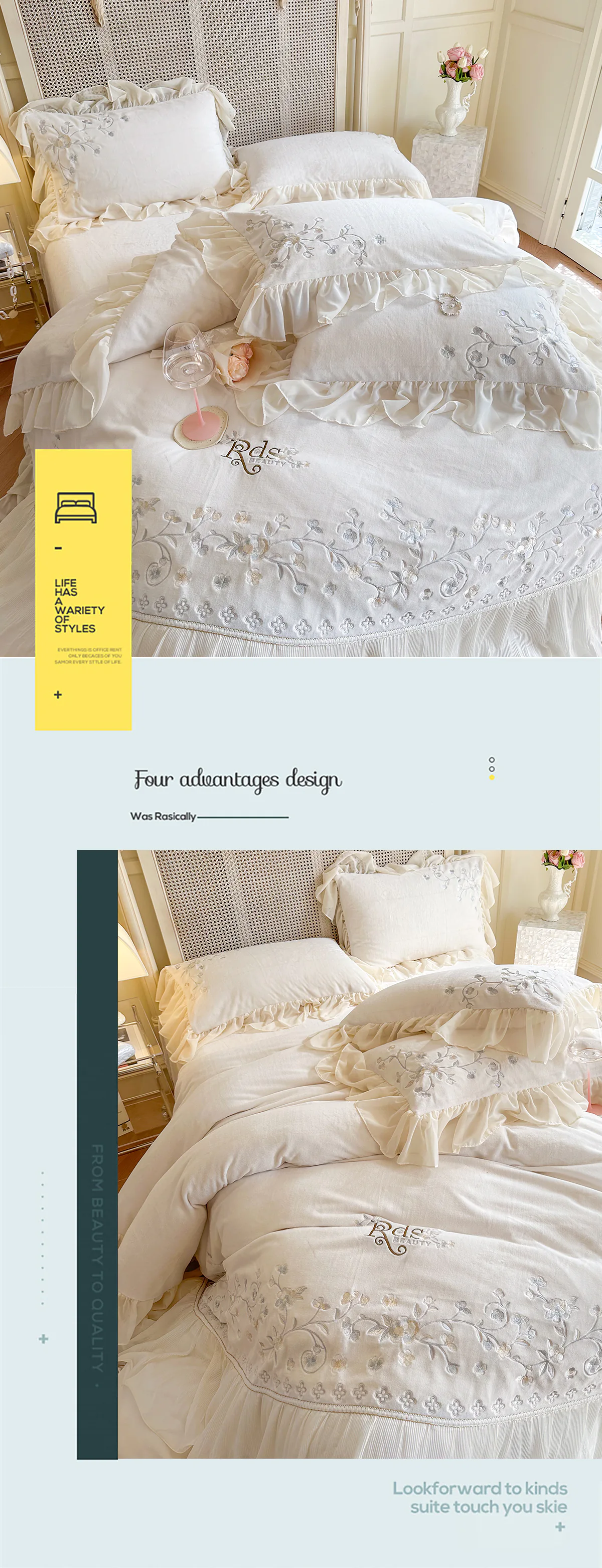 Cozy-Embroidery-Chiffon-Lace-Trim-Milk-Velvet-Warm-Bedding-Set12
