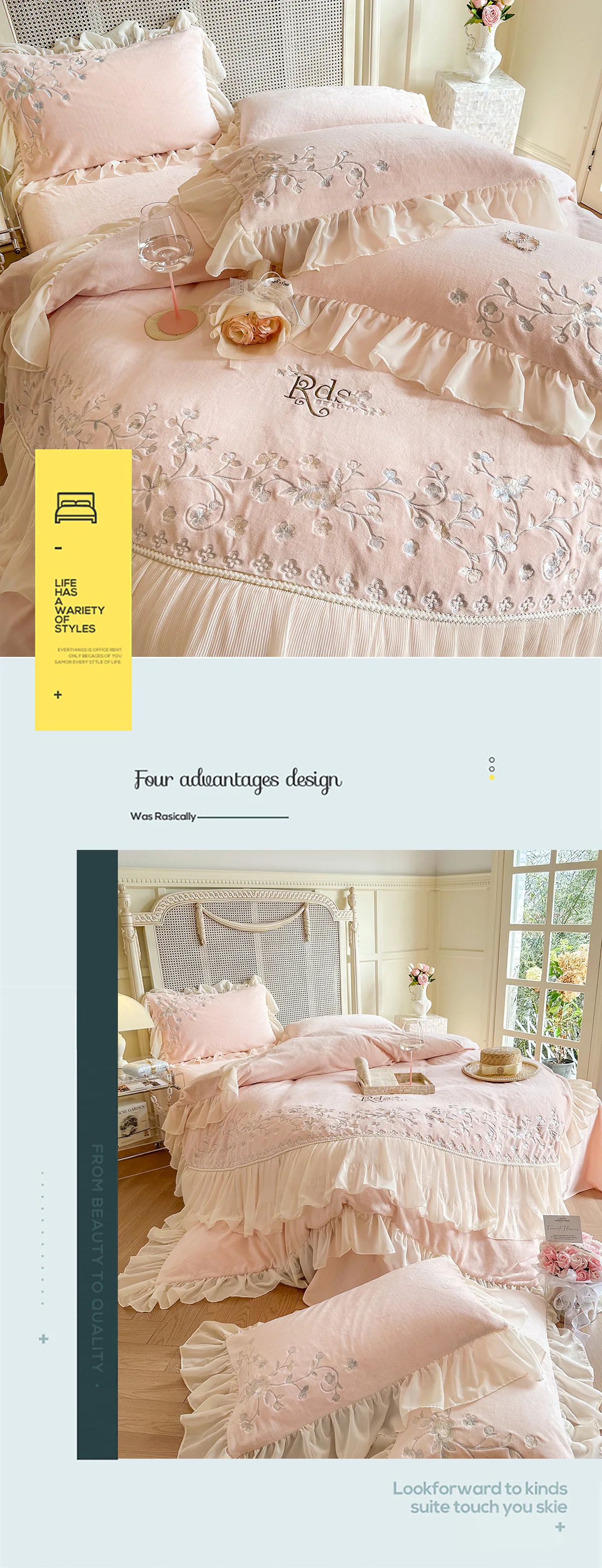 Cozy-Embroidery-Chiffon-Lace-Trim-Milk-Velvet-Warm-Bedding-Set22