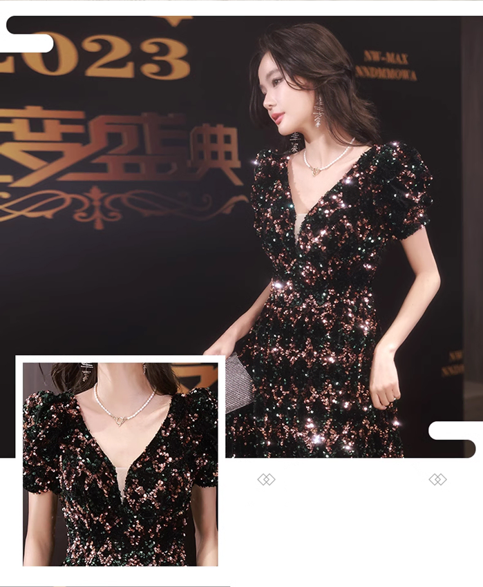 Elegant-V-Neck-Short-Sleeve-Black-Sequin-Evening-Gown-Party-Dress09