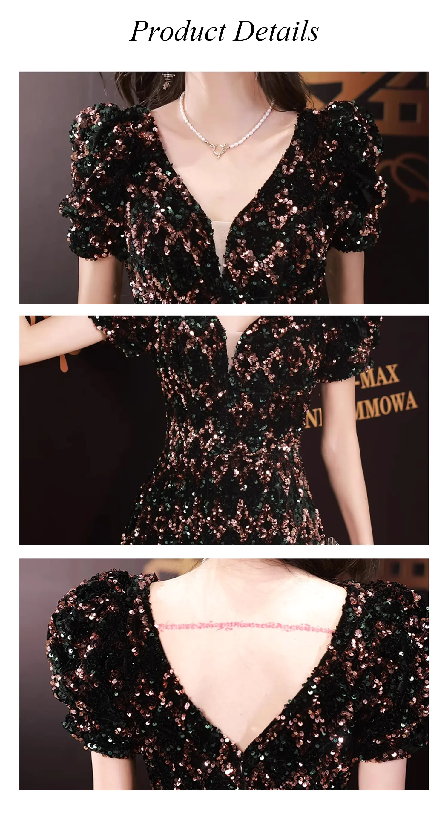 Elegant-V-Neck-Short-Sleeve-Black-Sequin-Evening-Gown-Party-Dress16