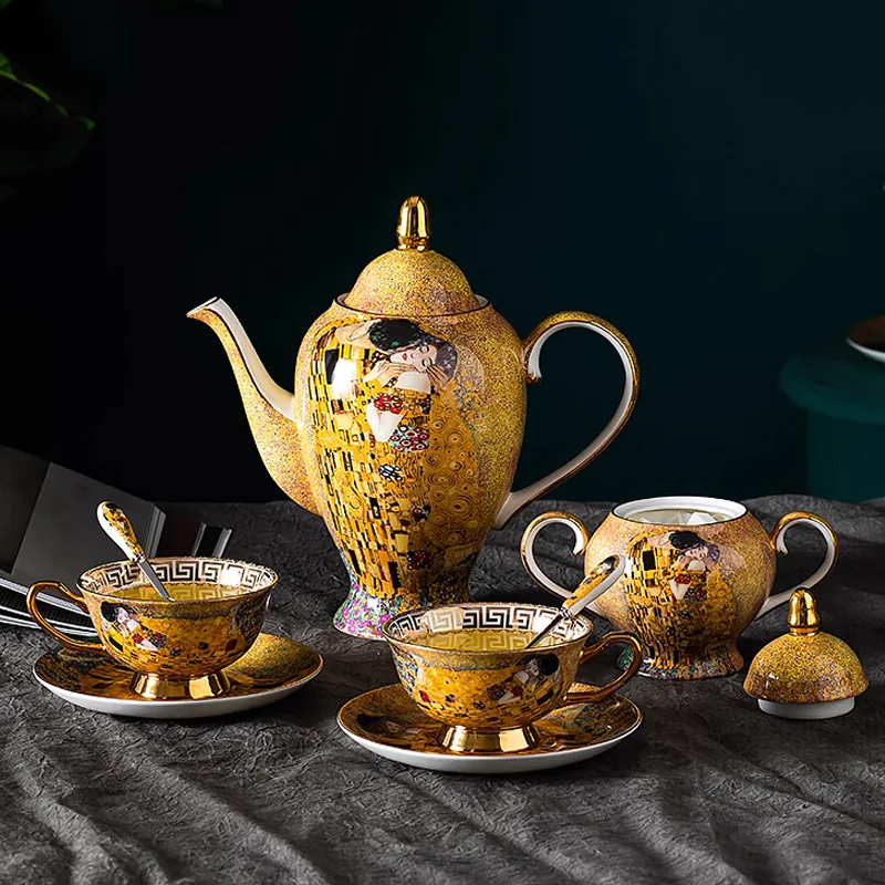Elegant Vintage Fine Bone China Tea Party Coffee Cup Saucer Set01