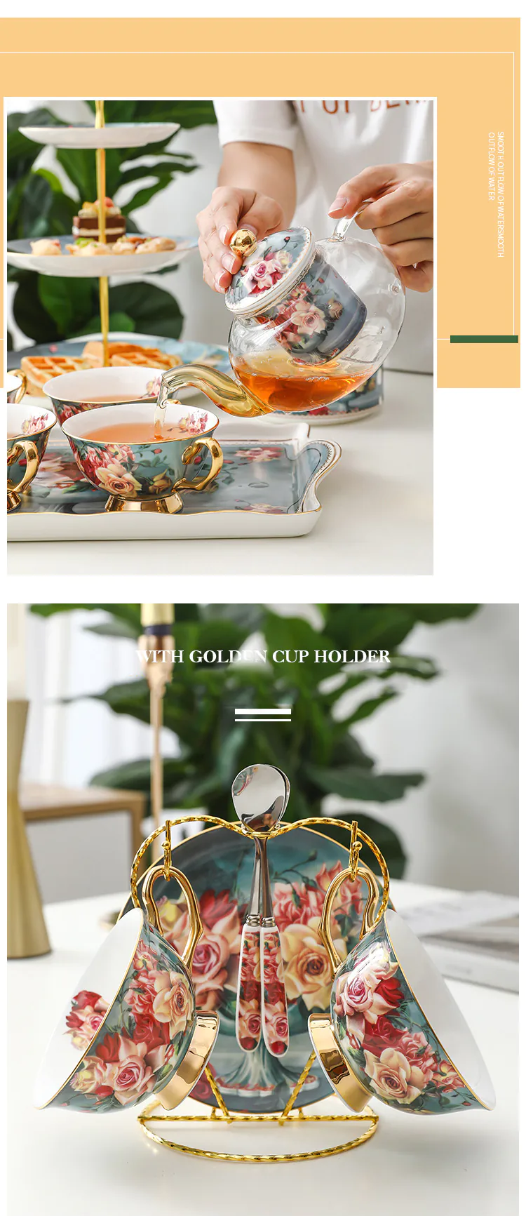 Exquisite-Vintage-Floral-Premium-Bone-Porcelain-Coffee-Cup-Saucers-Set14