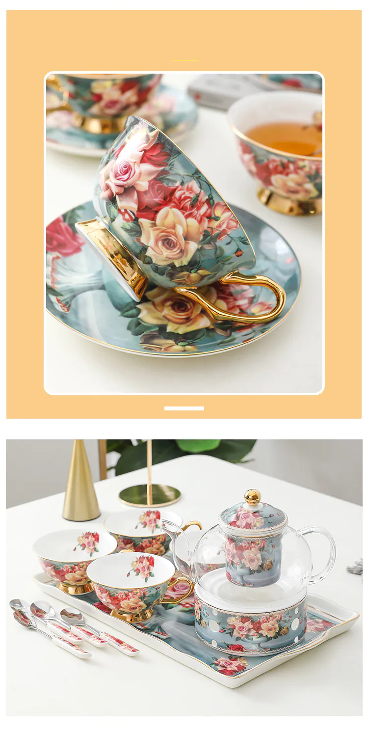 Exquisite-Vintage-Floral-Premium-Bone-Porcelain-Coffee-Cup-Saucers-Set15