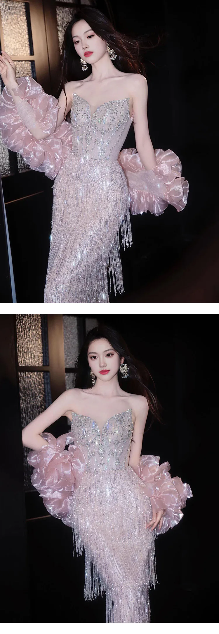 Fairy-Ethereal-Couture-Beaded-Fringe-Evening-Dress-for-Gala-Cocktail-Party09