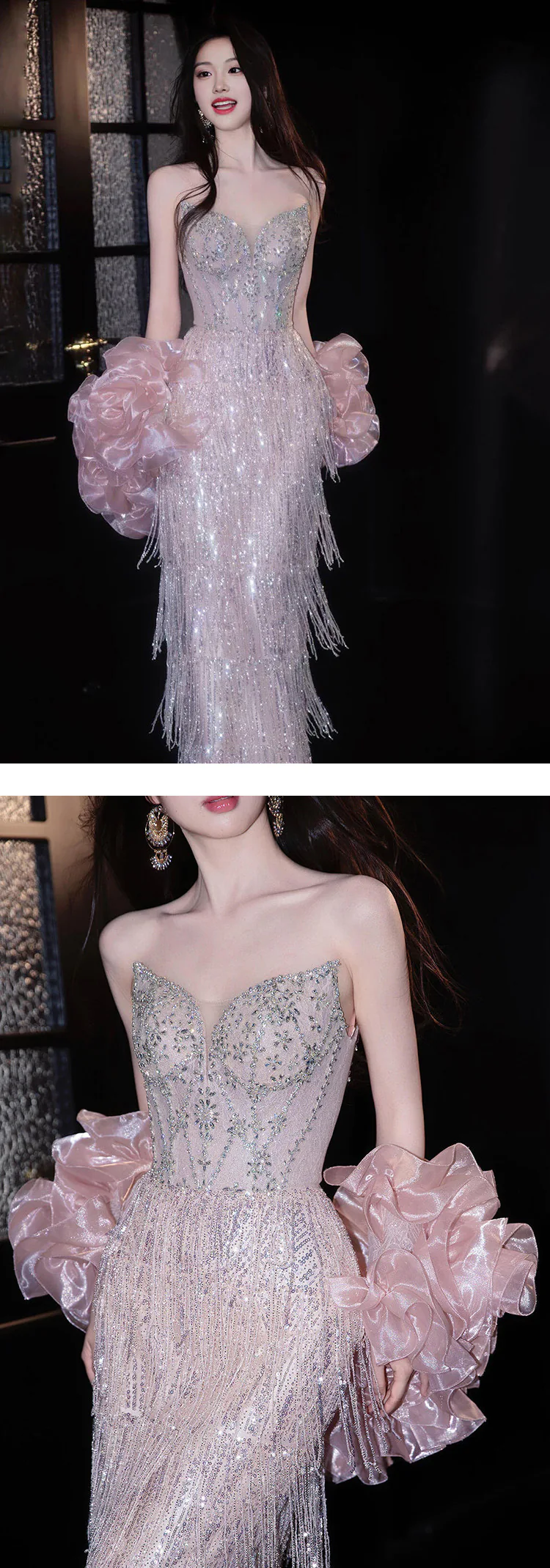 Fairy-Ethereal-Couture-Beaded-Fringe-Evening-Dress-for-Gala-Cocktail-Party10
