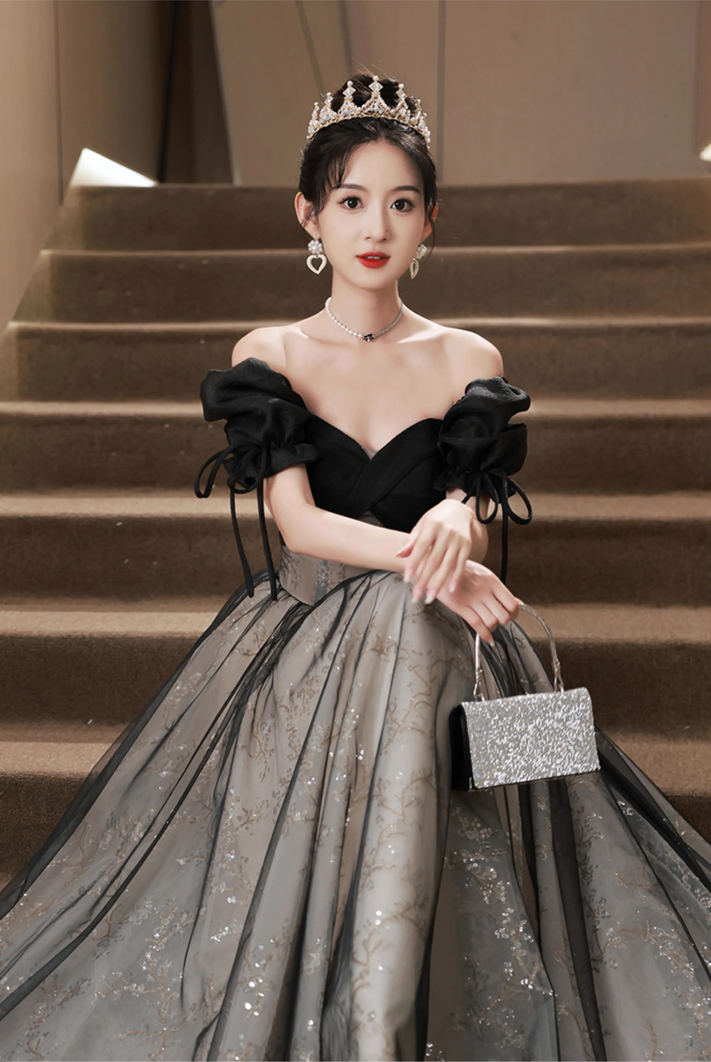 Fashion-Black-Off-the-Shoulder-Audrey-Hepburn-Style-Cocktail-Party-Dress12