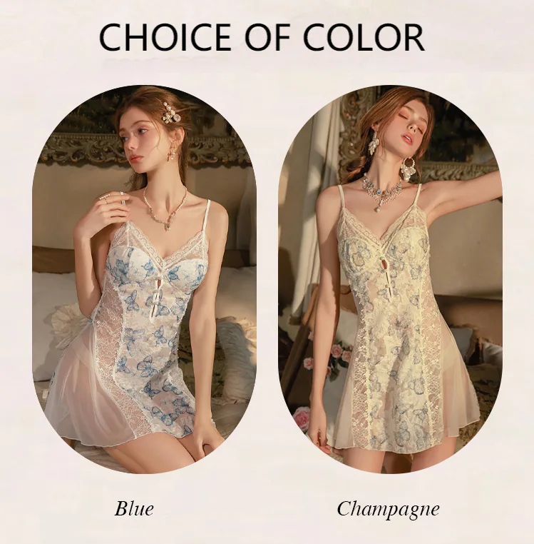 French-Rococo-Butterfly-Lace-Lingerie-Sheer-Mesh-Nightwear-Lingerie09