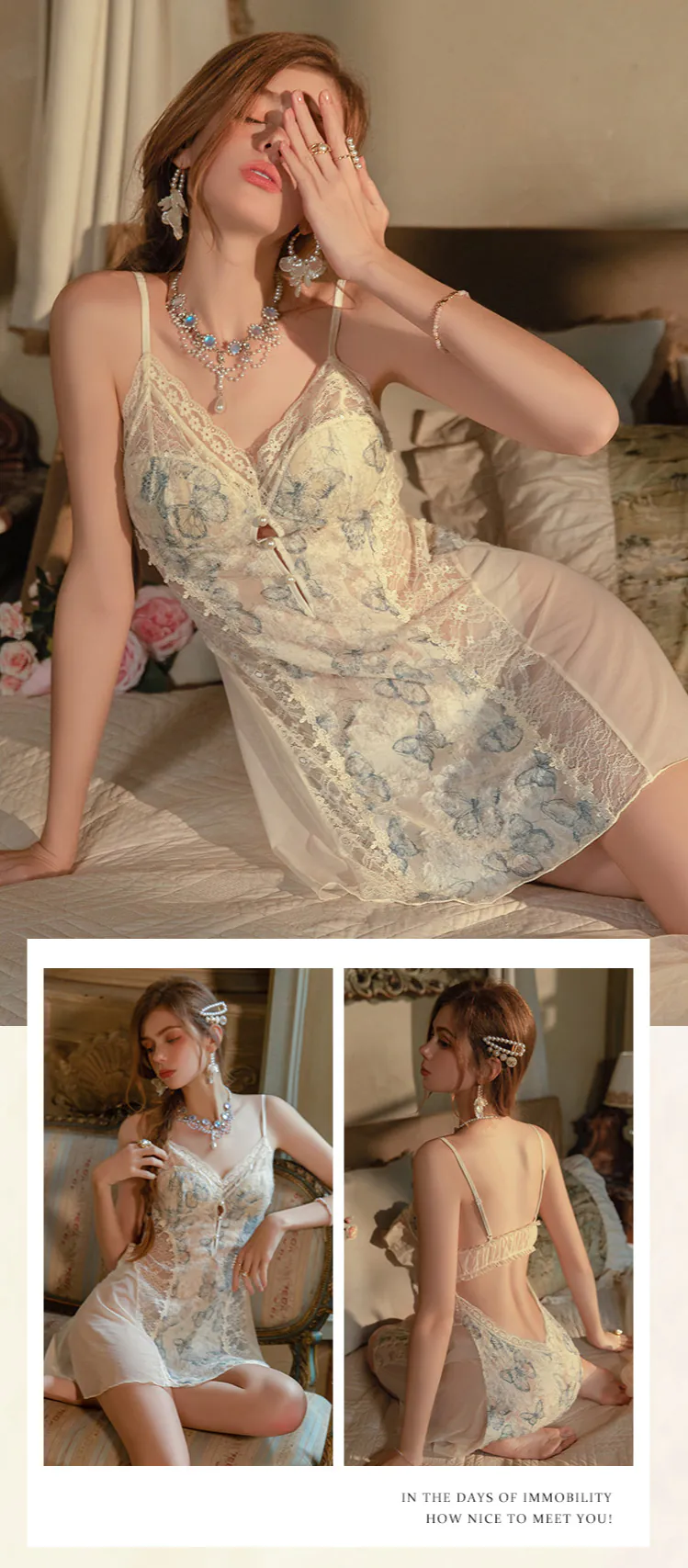 French-Rococo-Butterfly-Lace-Lingerie-Sheer-Mesh-Nightwear-Lingerie12