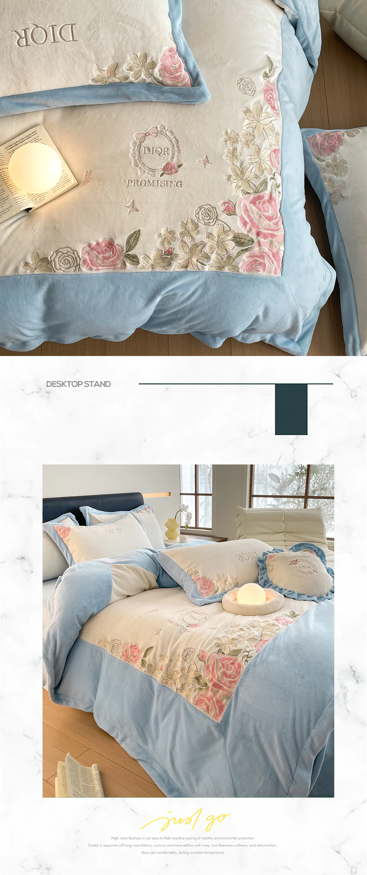 Milk-Velvet-Floral-Embroidery-Duvet-Cover-Bedding-4Pcs-Set30