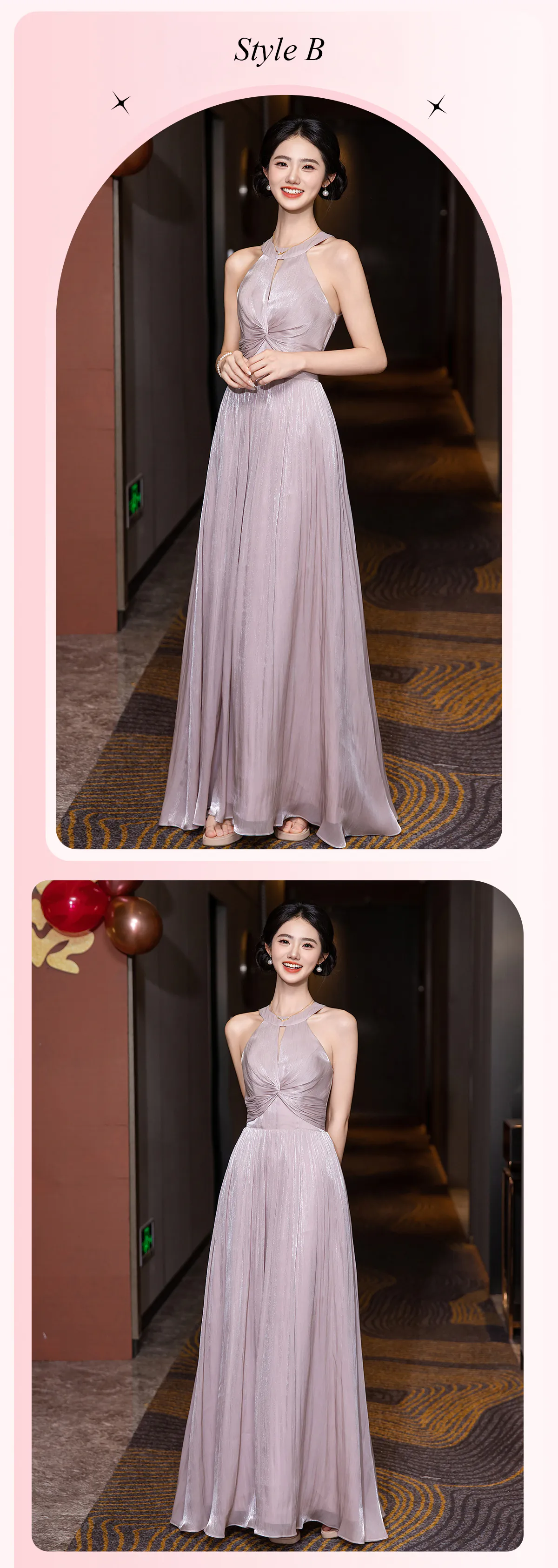 Modest-Lilac-Sleeveless-Bridesmaid-Maxi-Dress-Long-Party-Formal-Gown13