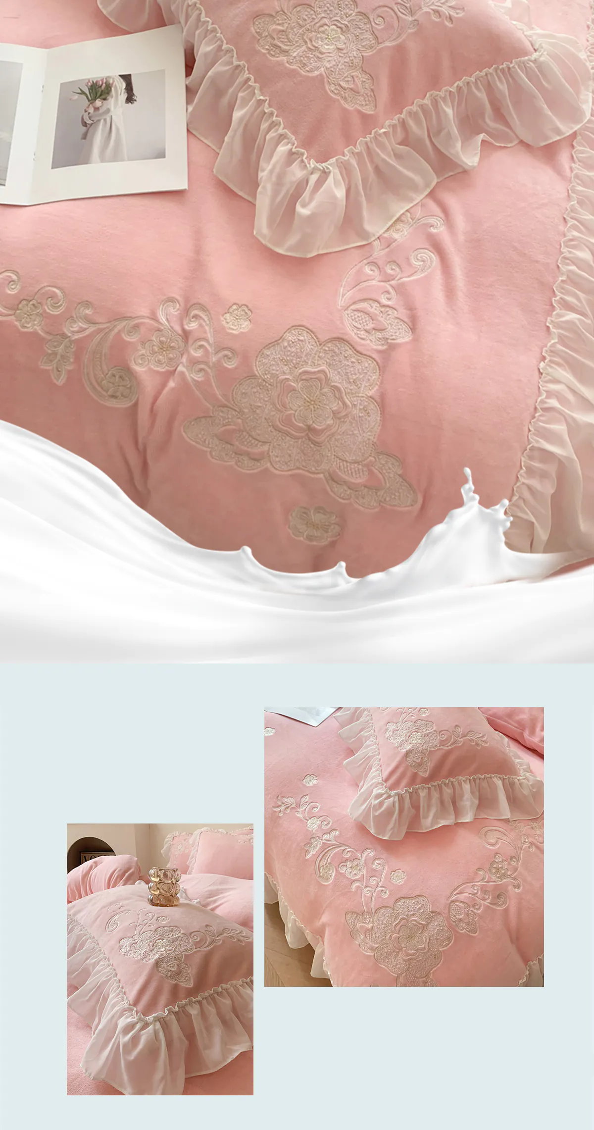 Princess-Style-Milk-Velvet-Chiffon-Lace-Edge-Embroidery-Bedding-Set17