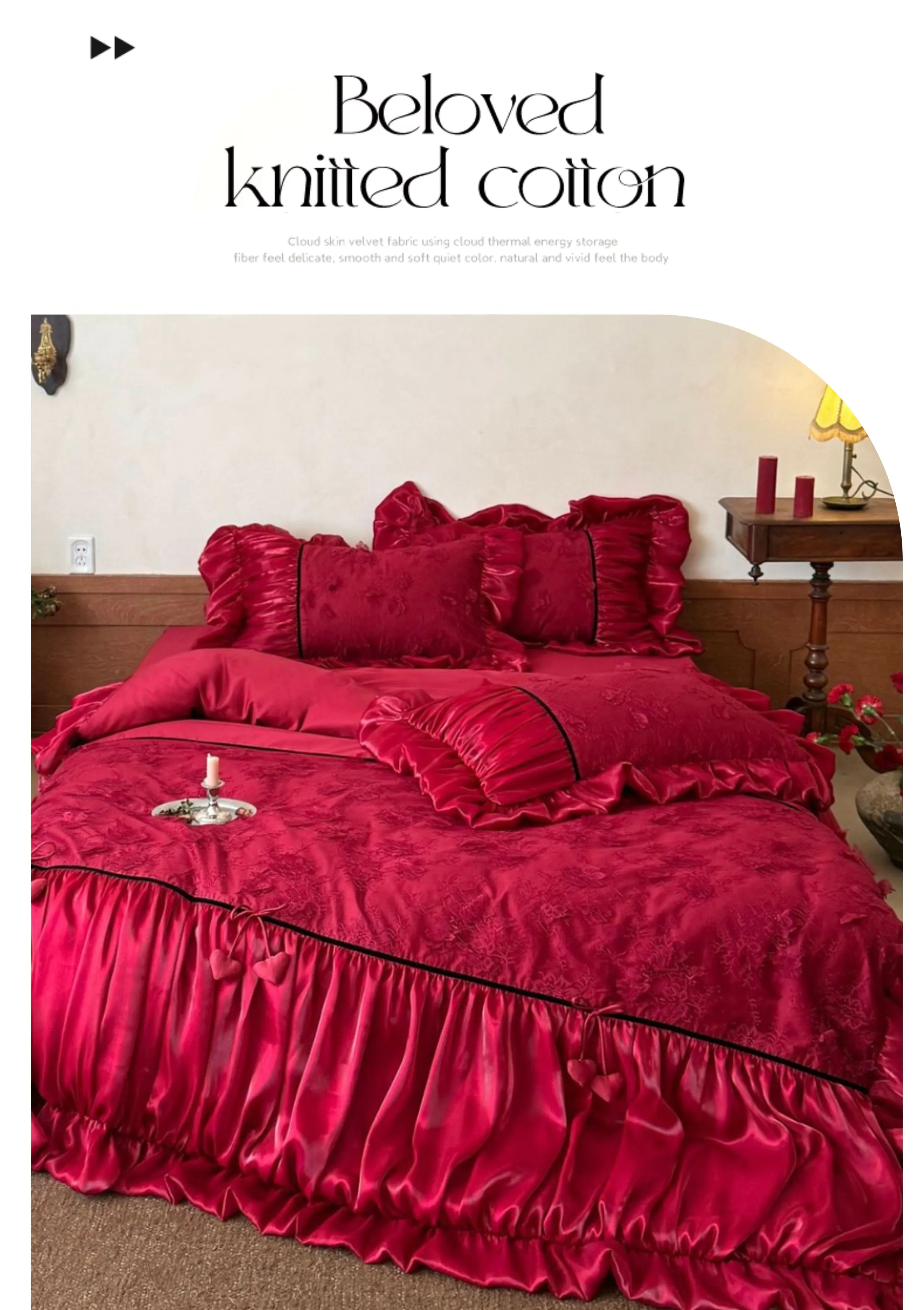 Romantic-Burgundy-100s-Long-Staple-Cotton-Wedding-Bridal-Bedding-Set07