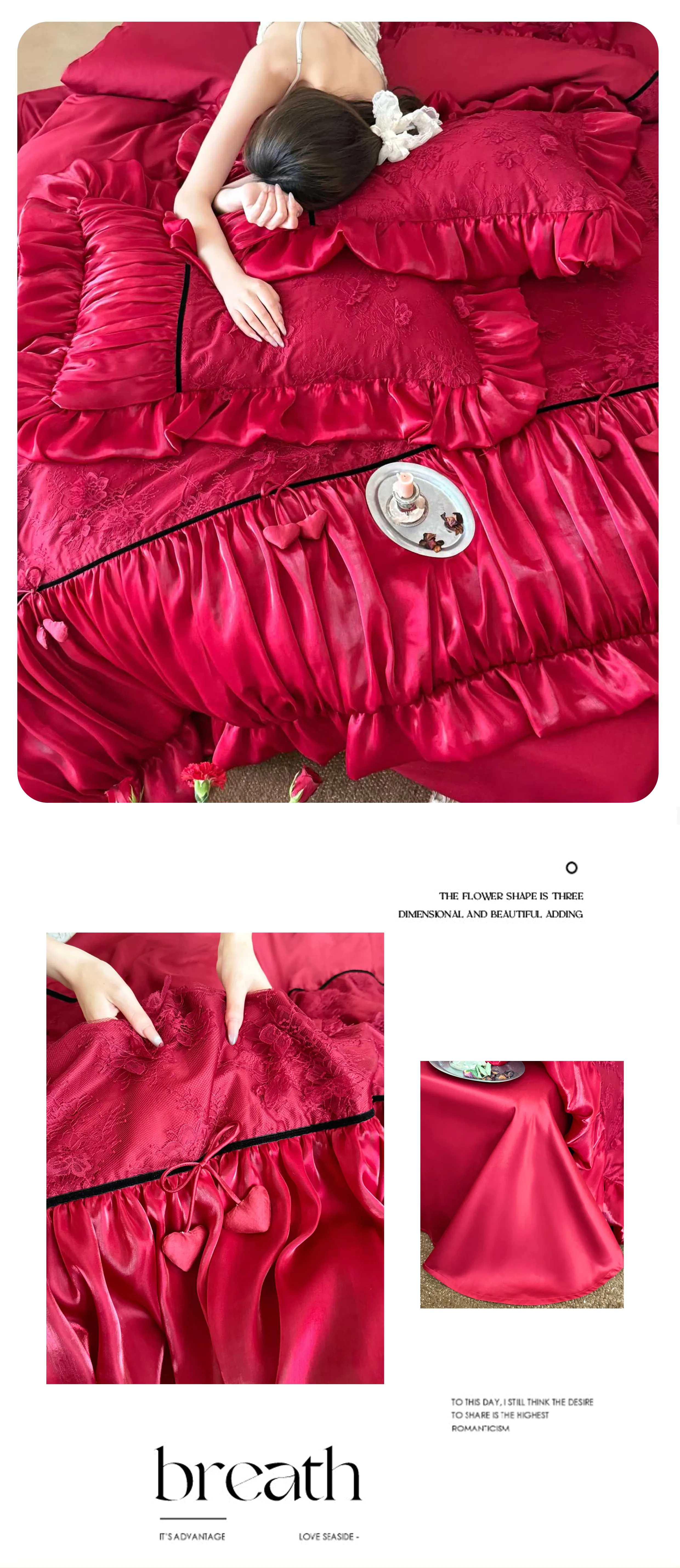 Romantic-Burgundy-100s-Long-Staple-Cotton-Wedding-Bridal-Bedding-Set10