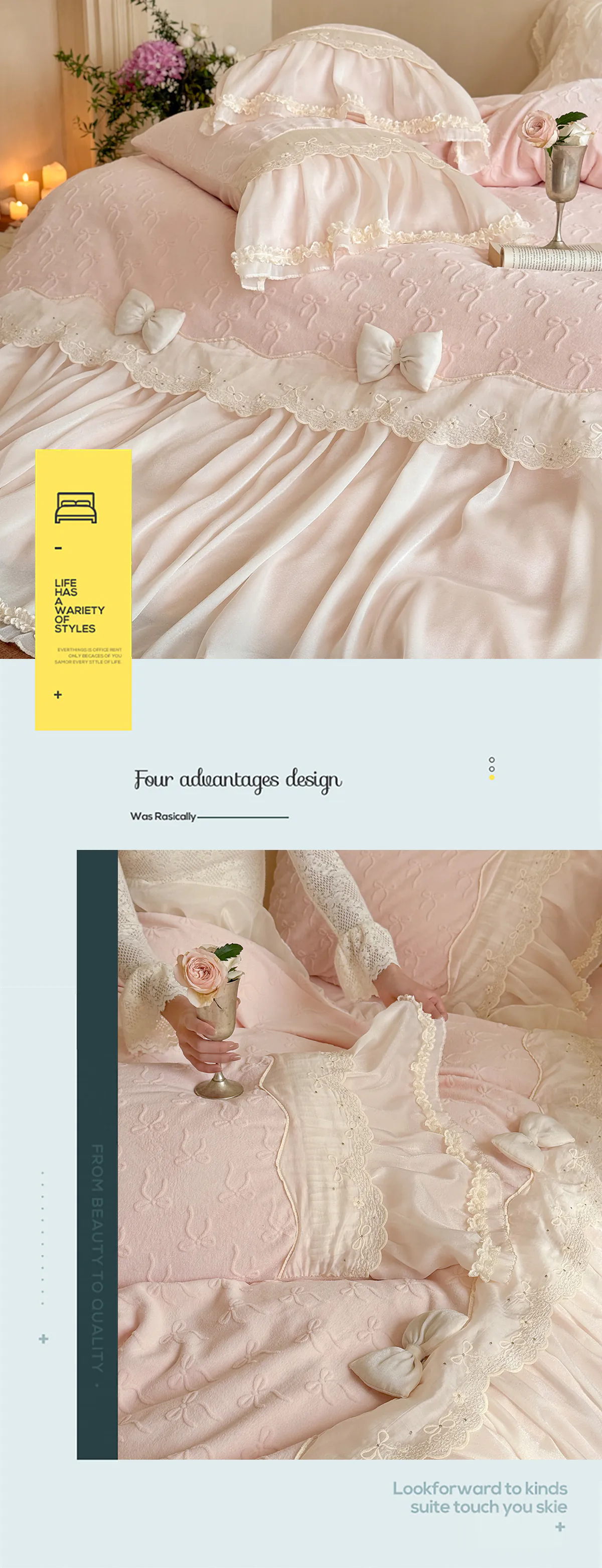 Romantic-High-Weight-Milk-Velvet-Lace-Trim-Warm-Ruffle-Bedding-Set10