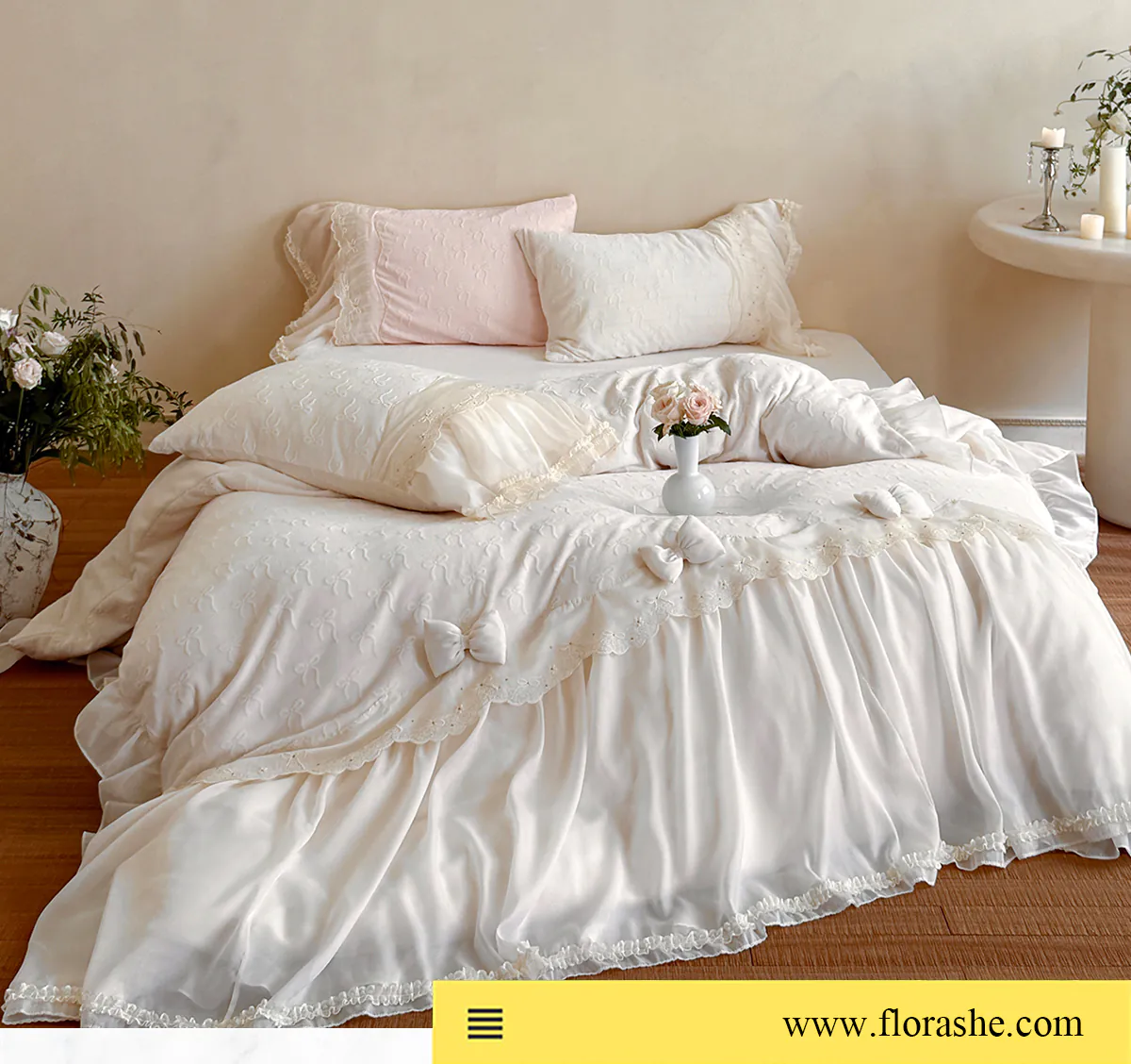 Romantic-High-Weight-Milk-Velvet-Lace-Trim-Warm-Ruffle-Bedding-Set13