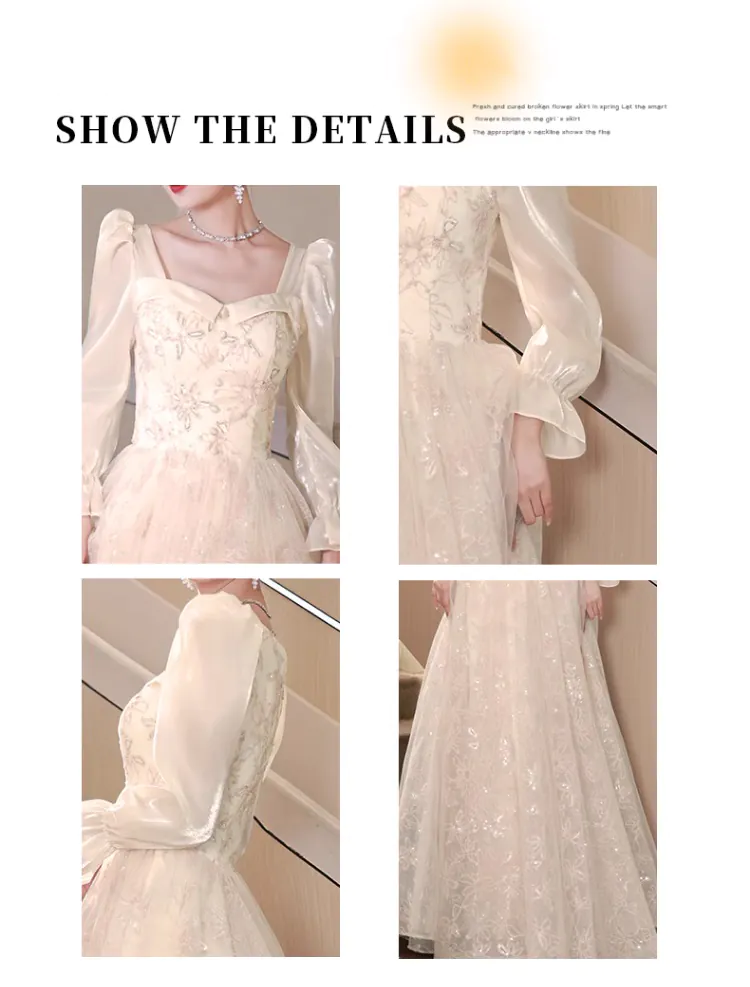 Sweet-Champagne-Delicate-Floral-Patterns-Long-Sleeve-Evening-Dress09