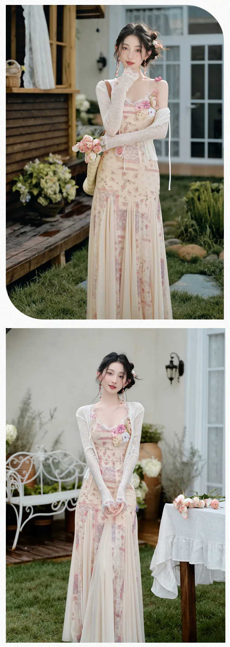 Sweet-Lace-Embroidery-Floral-Slip-Dress-with-Long-Sleeve-Mesh-Cover-Up-Set12