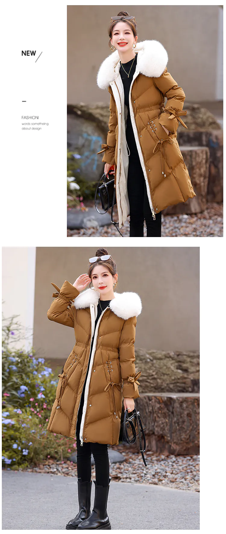 Trendy-Solid-Color-Thick-Fur-Collar-Midi-Puffer-Jacket19