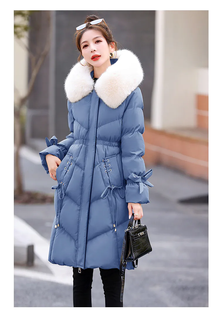 Trendy-Solid-Color-Thick-Fur-Collar-Midi-Puffer-Jacket26
