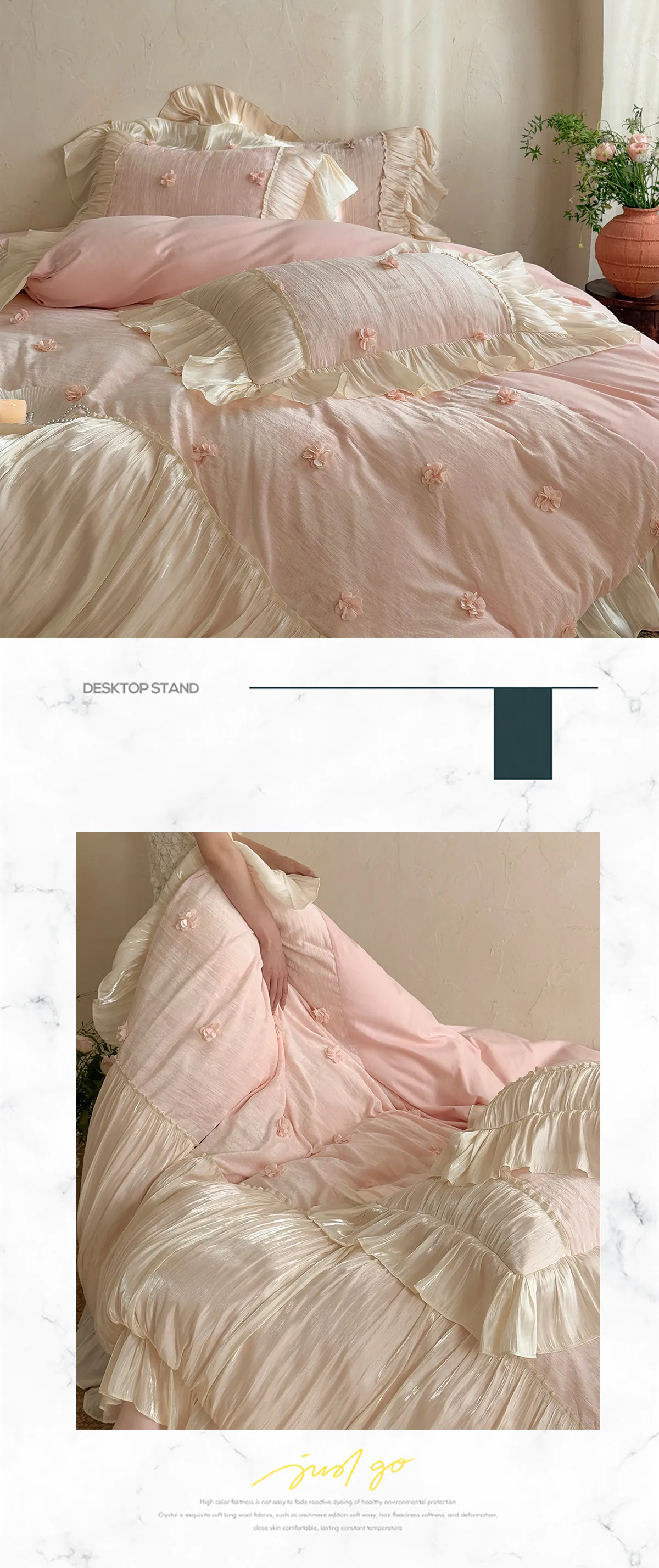 Ultra-Soft-French-Style-Brushed-Cotton-Organza-Flower-Bedding-Set14