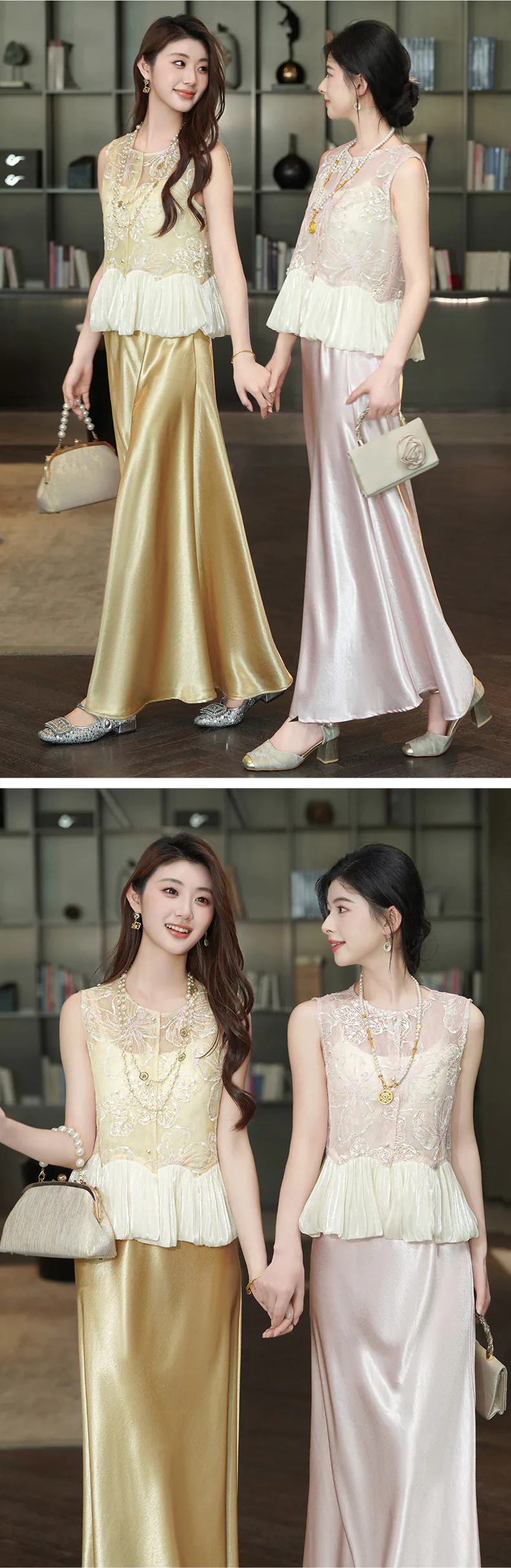 Vintage-Chinese-Style-Floral-Embroidery-Sheer-Vest-Satin-Skirt-2-Piece-Set18