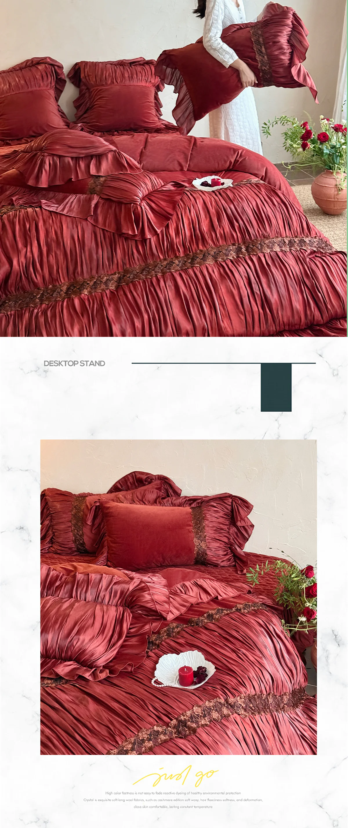 Vintage-French-Royal-Style-Velvet-Ruffle-Edge-Pleated-Duvet-Cover-Set14