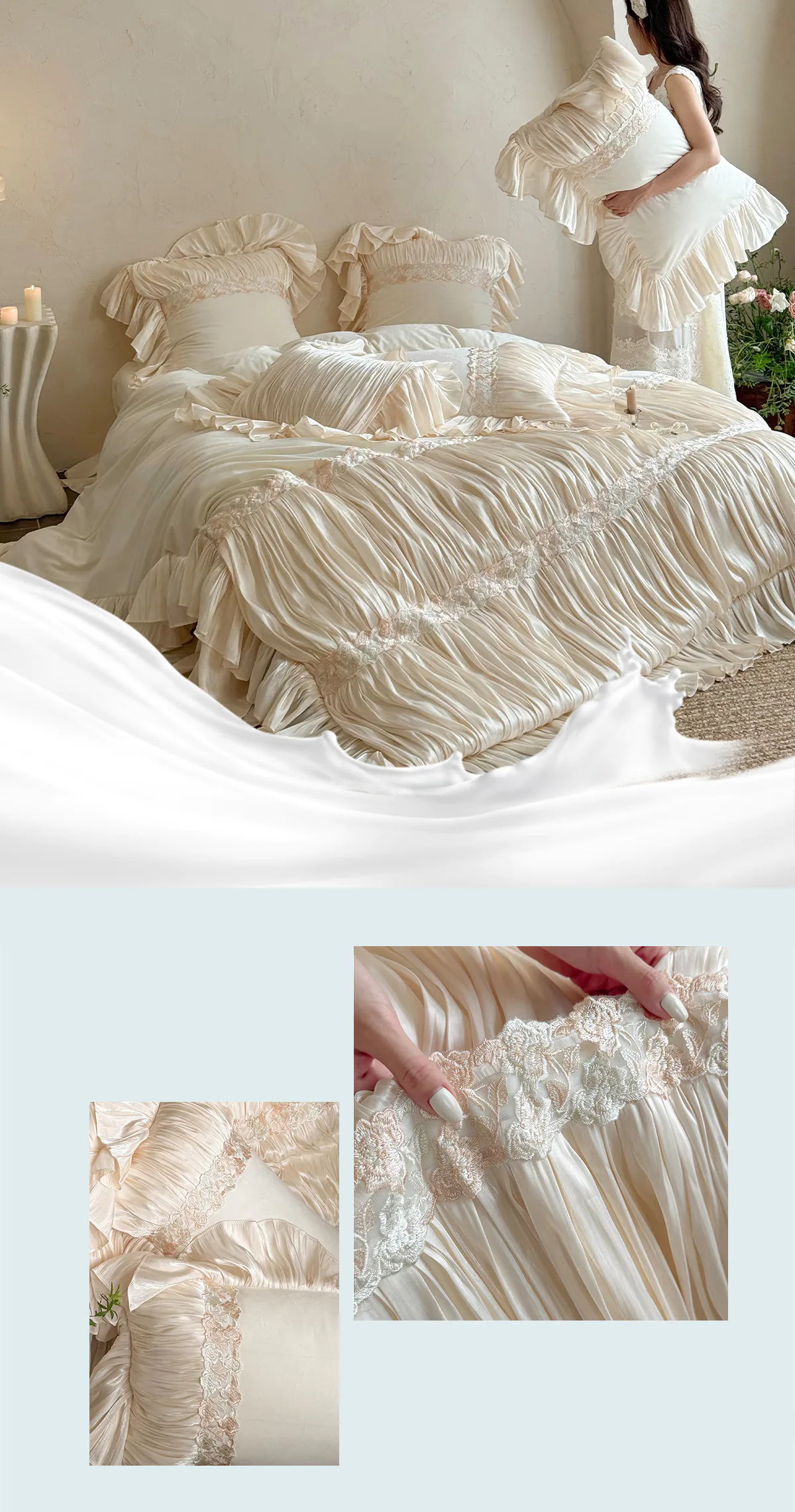 Vintage-French-Royal-Style-Velvet-Ruffle-Edge-Pleated-Duvet-Cover-Set18