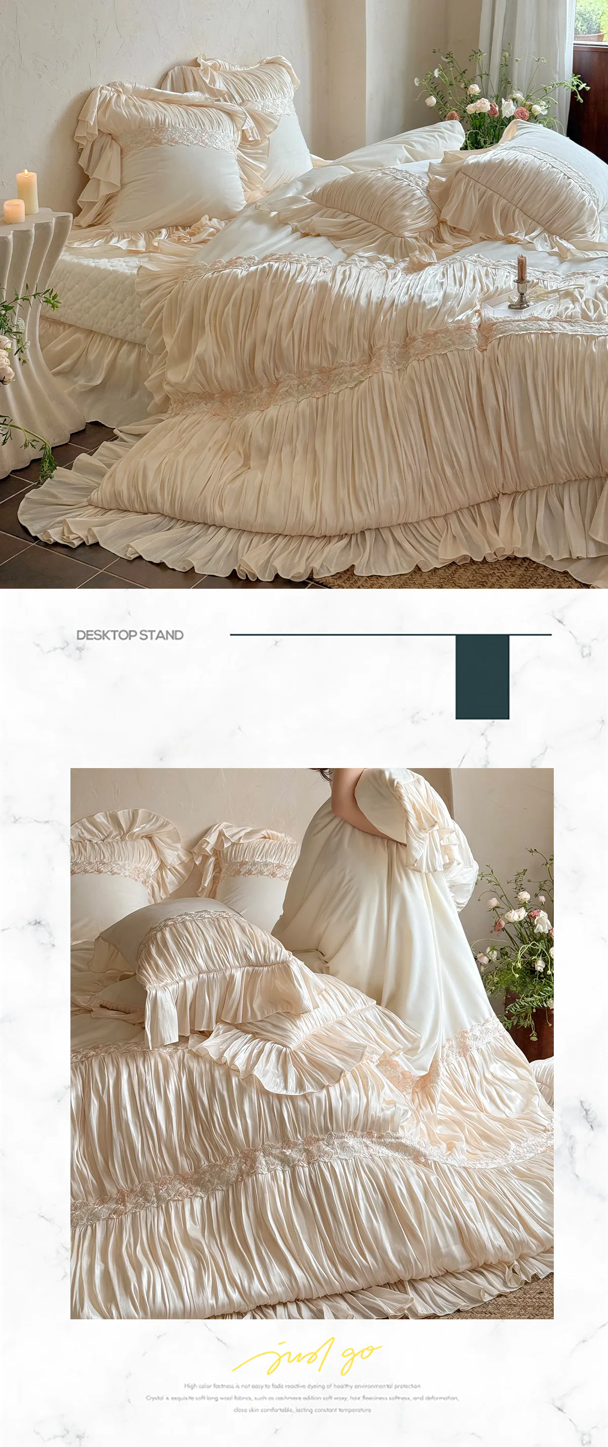 Vintage-French-Royal-Style-Velvet-Ruffle-Edge-Pleated-Duvet-Cover-Set19