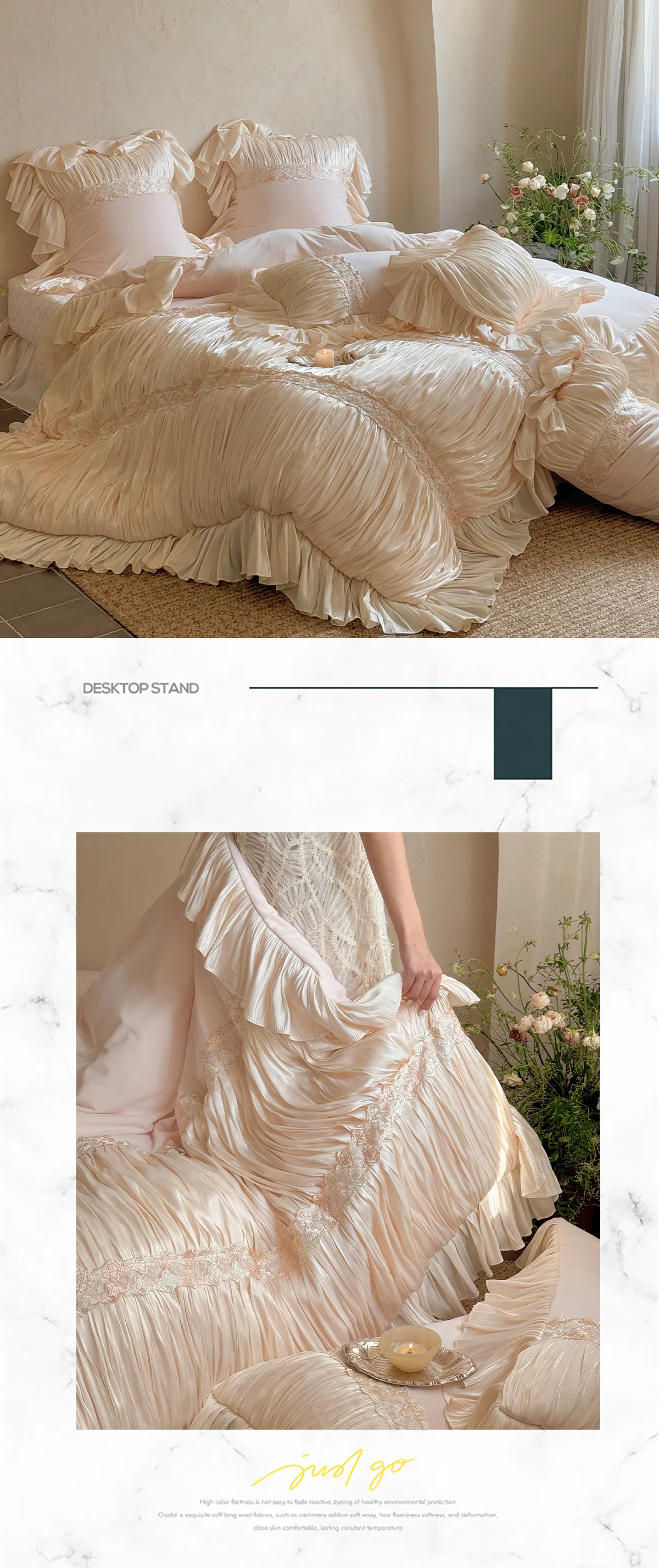 Vintage-French-Royal-Style-Velvet-Ruffle-Edge-Pleated-Duvet-Cover-Set24