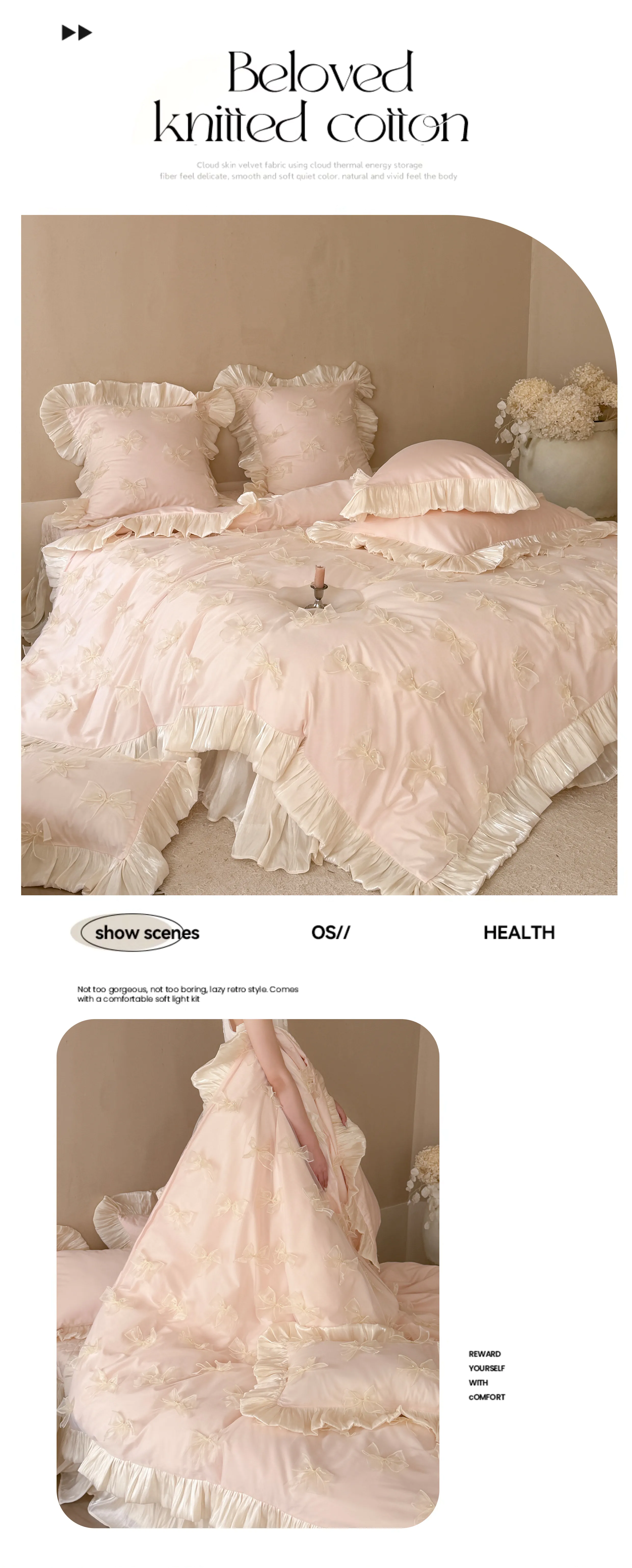 Vintage-Hand-Sewn-Long-Staple-Cotton-3D-Tulle-Bow-Tie-4-Pcs-Bedding-Set09
