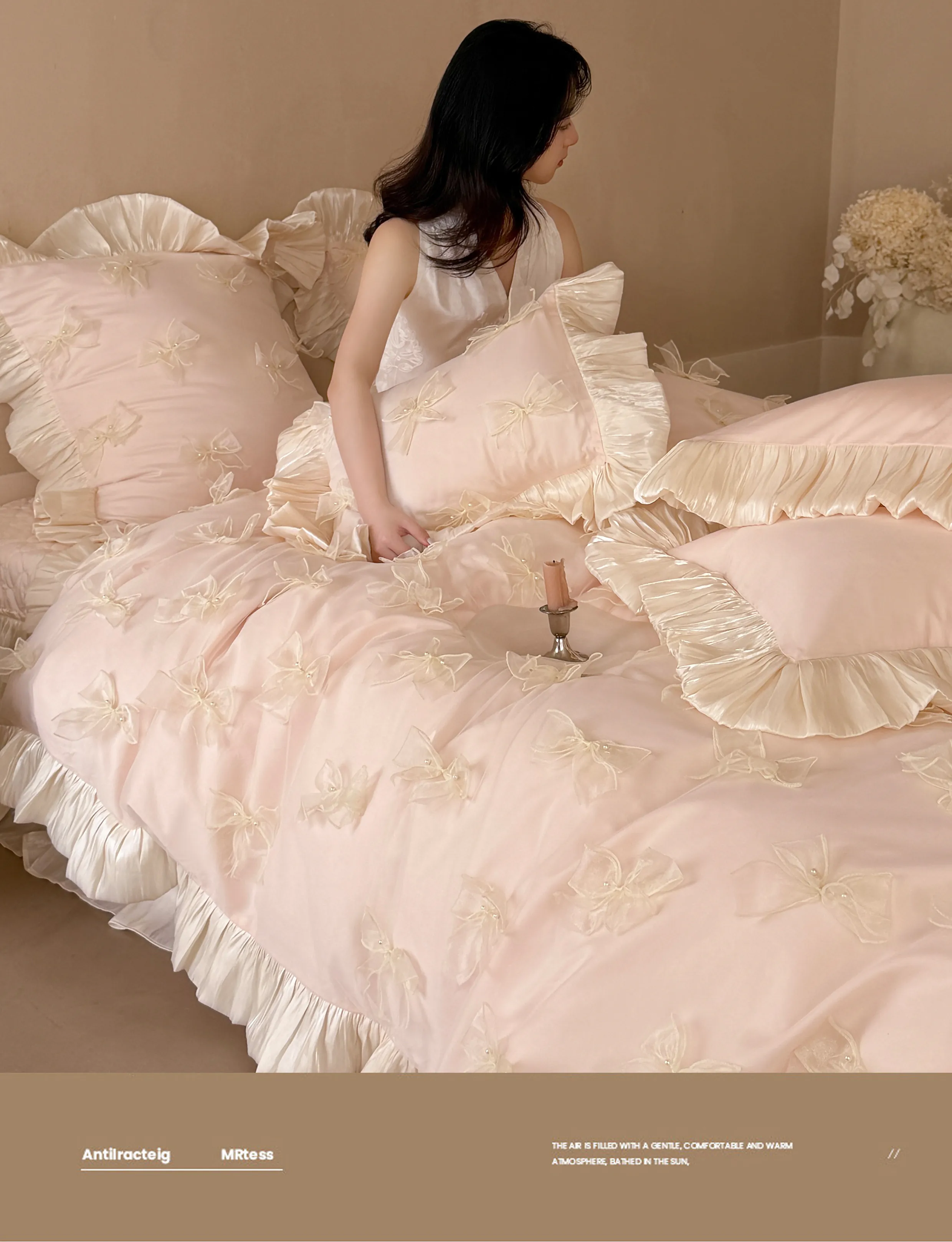 Vintage-Hand-Sewn-Long-Staple-Cotton-3D-Tulle-Bow-Tie-4-Pcs-Bedding-Set10
