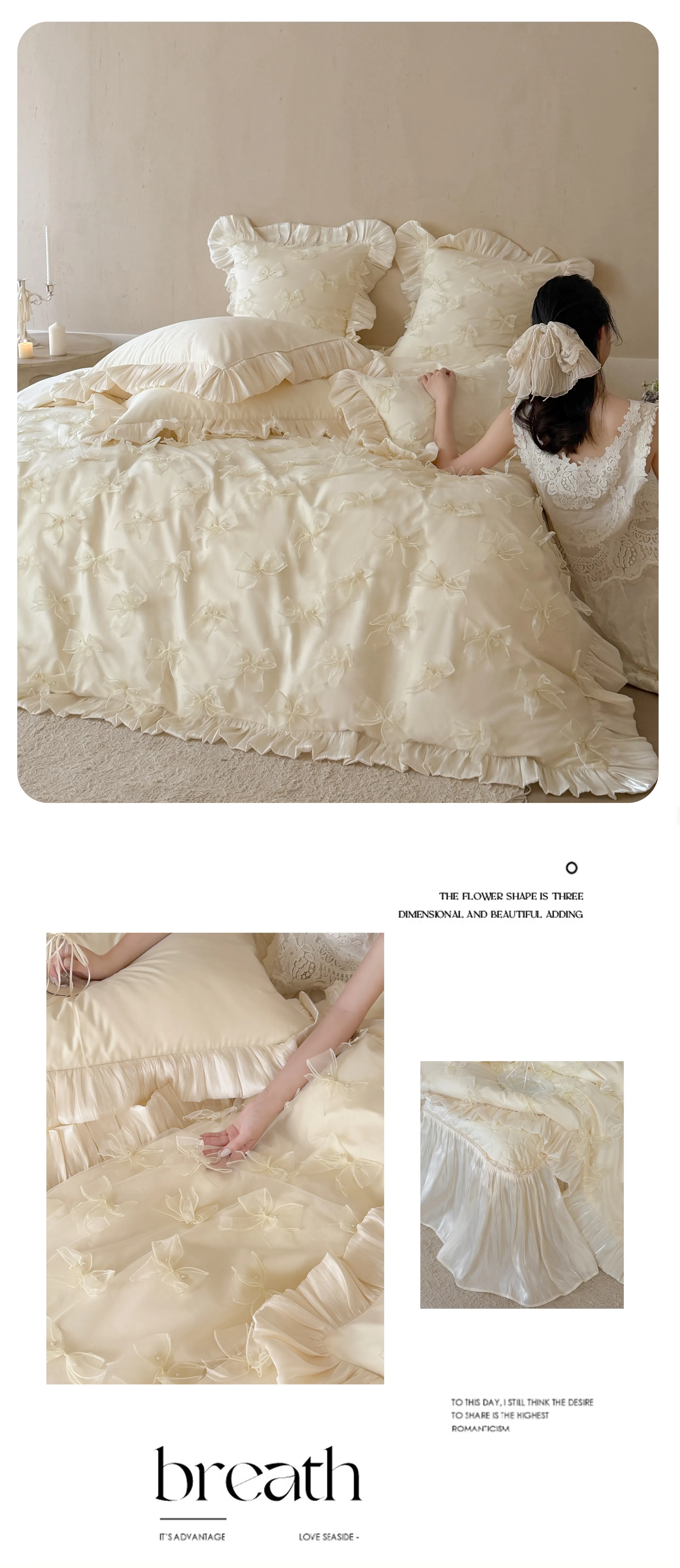 Vintage-Hand-Sewn-Long-Staple-Cotton-3D-Tulle-Bow-Tie-4-Pcs-Bedding-Set17