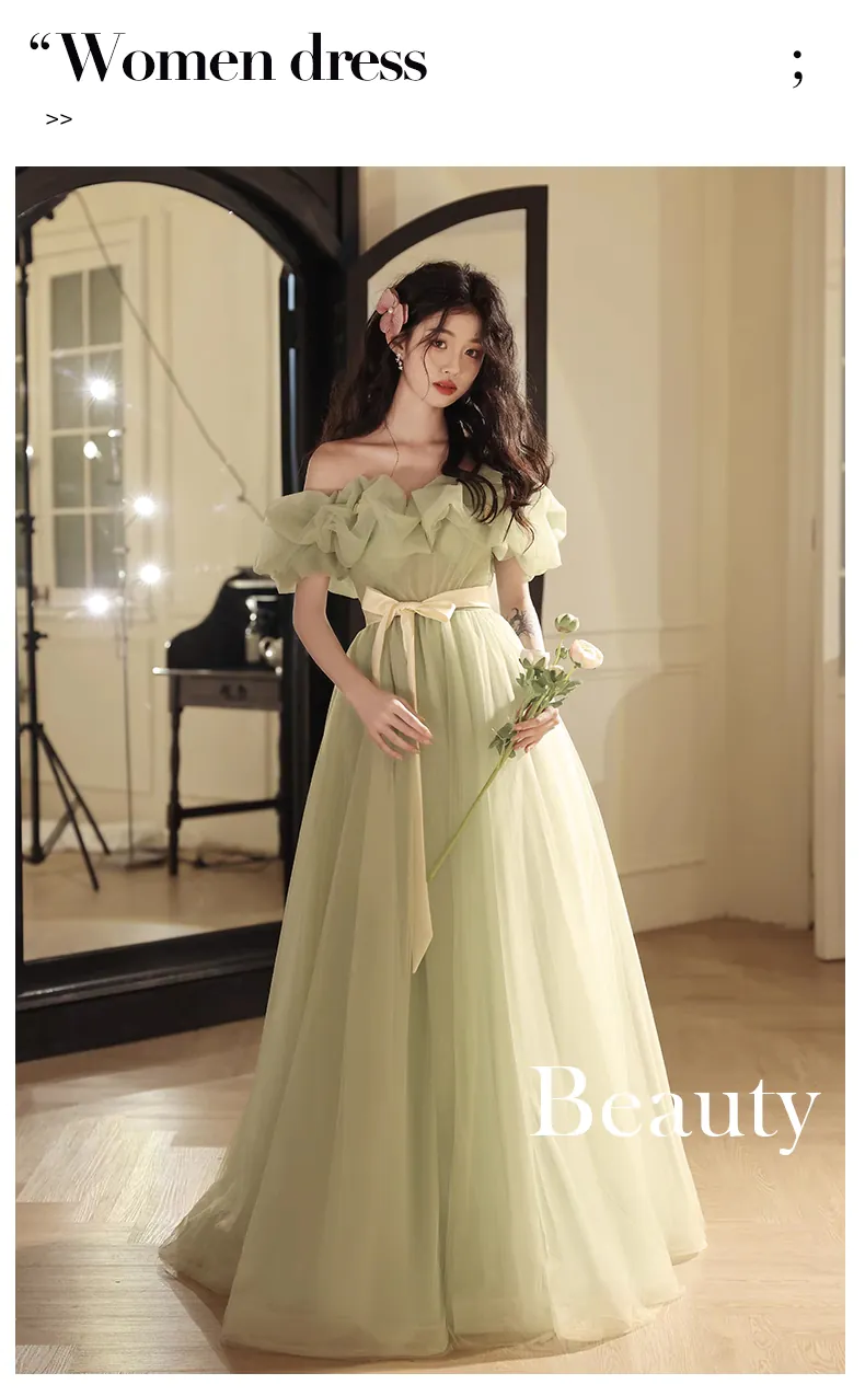 A-Line-Off-the-Shoulder-Soft-Green-Tulle-Formal-Prom-Dress-Evening-Gown07