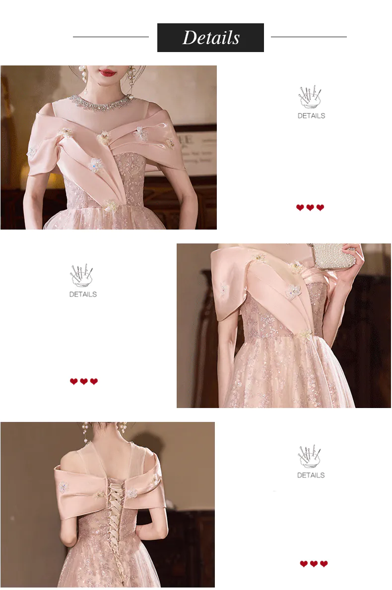 Champagne-Pink-Off-Shoulder-Floral-Tulle-Ball-Gown-Formal-Evening-Dress08