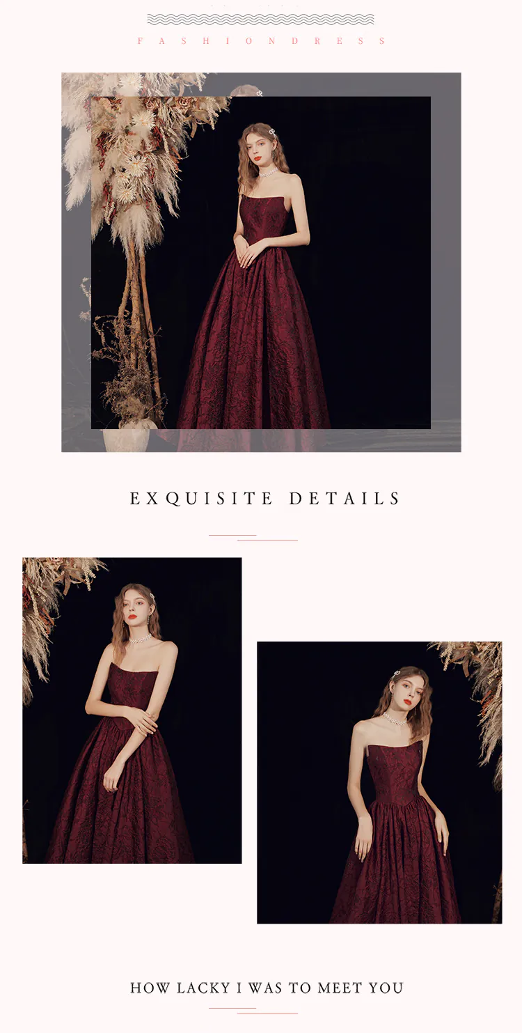 Classy-Wine-Red-Sleeveless-Jacquard-Tube-Style-Evening-Prom-Dress09