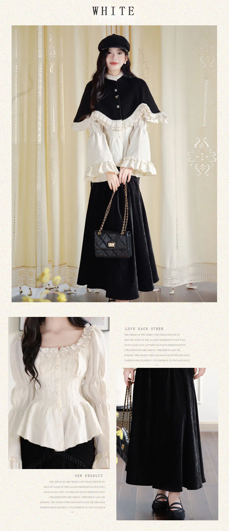 Elegant-Woolen-Cape-with-Mermaid-Midi-Skirt-and-Shirt-3-Pcs-Casual-Suit12