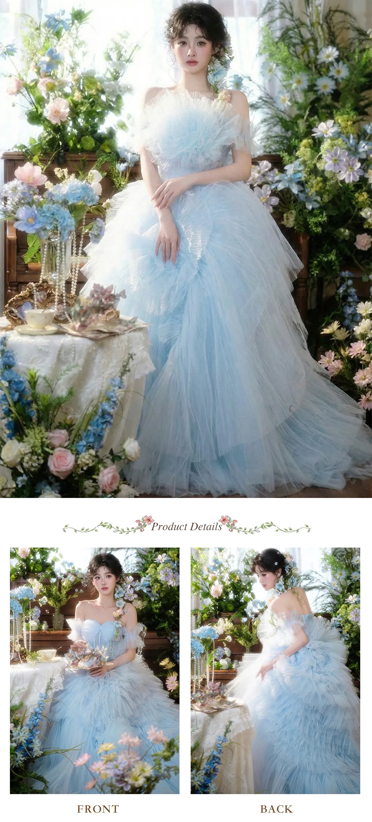 Fairycore-A-Line-Soft-Blue-Pleated-Skirt-Off-Shoulder-Tulle-Evening-Dress08