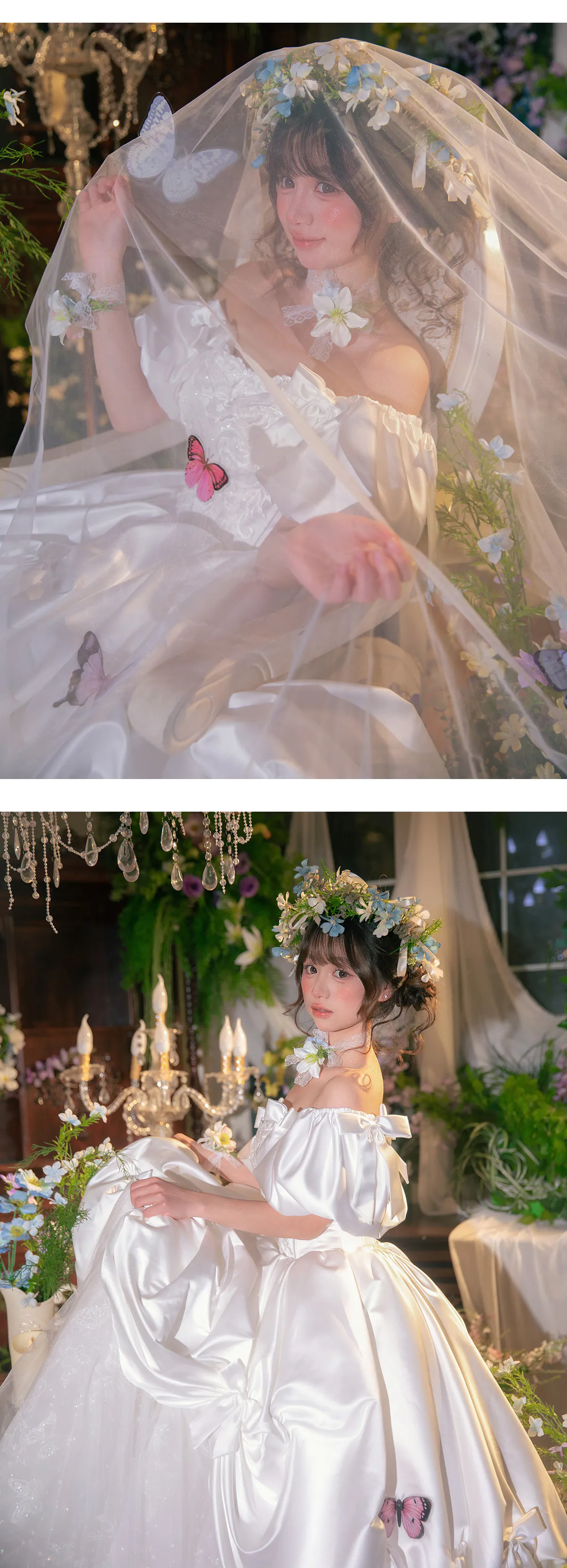 French-Rococo-Court-Glitter-Tiered-Tulle-Skirt-Wedding-Dress-Bridal-Gown13