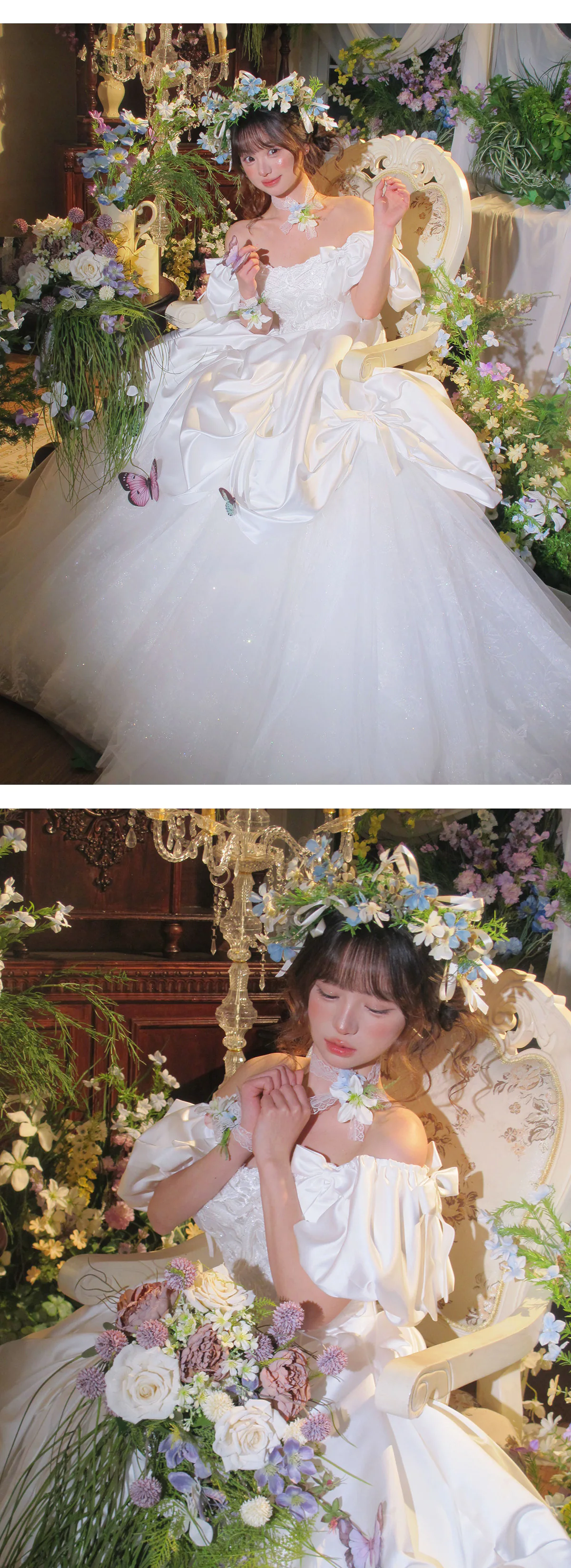 French-Rococo-Court-Glitter-Tiered-Tulle-Skirt-Wedding-Dress-Bridal-Gown14