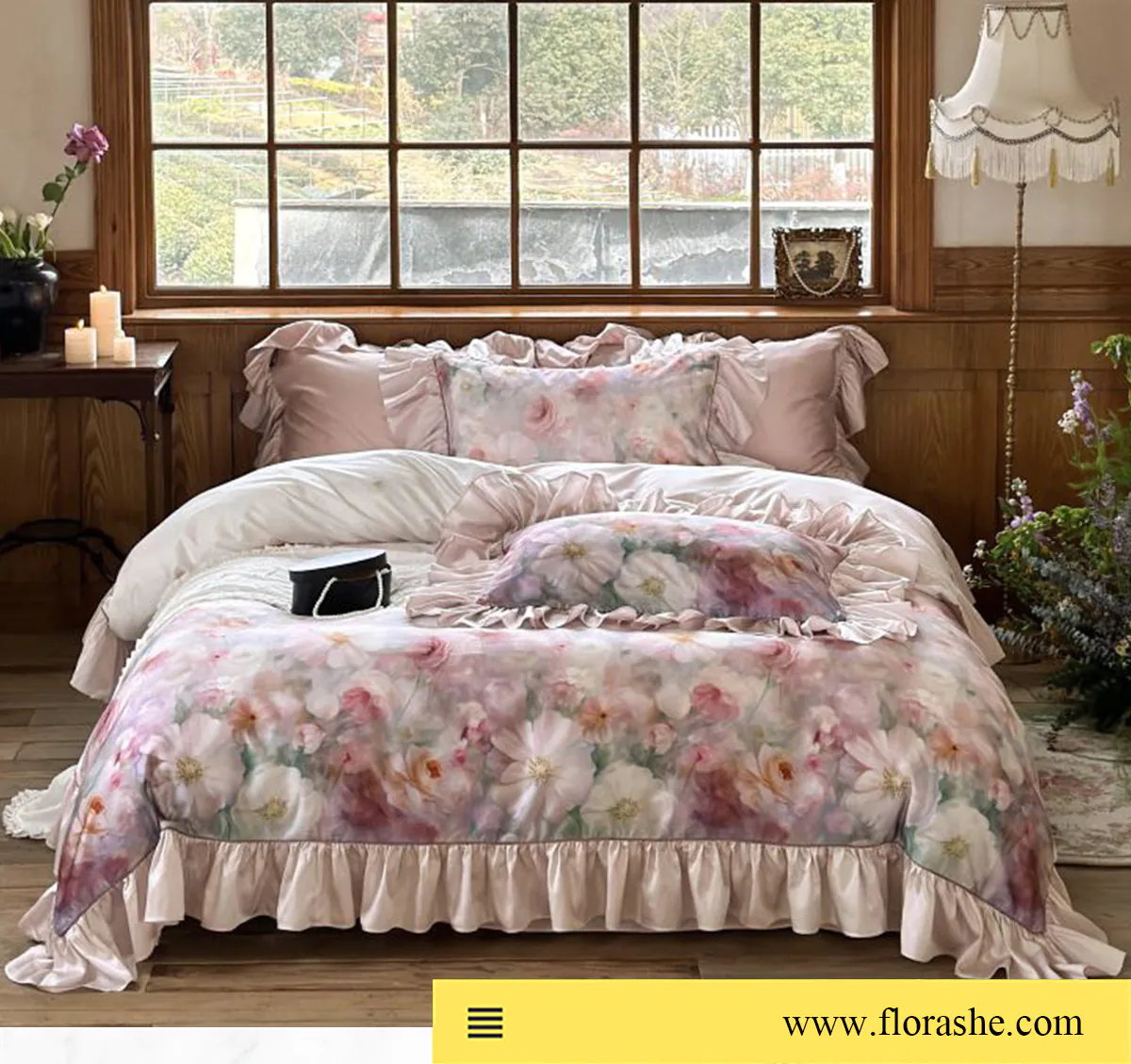 Romantic-A-Class-100-Cotton-Oil-Painting-Duvet-Cover-Bedding-Set09