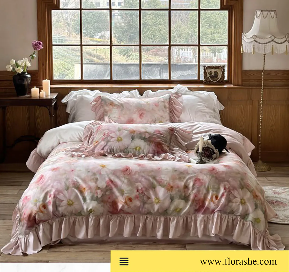 Romantic-A-Class-100-Cotton-Oil-Painting-Duvet-Cover-Bedding-Set14